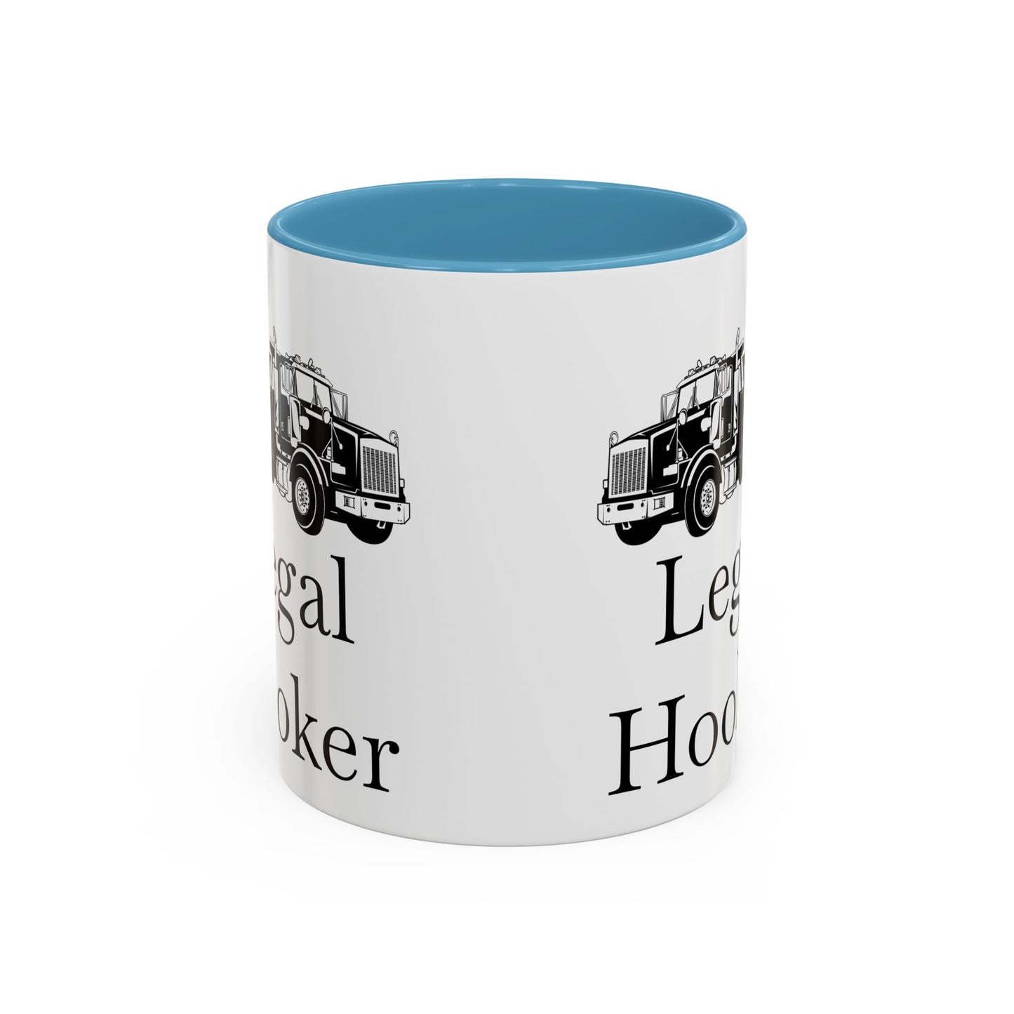 Legal H**ker Heavy Tow Truck 2-Tone Coffee Mug