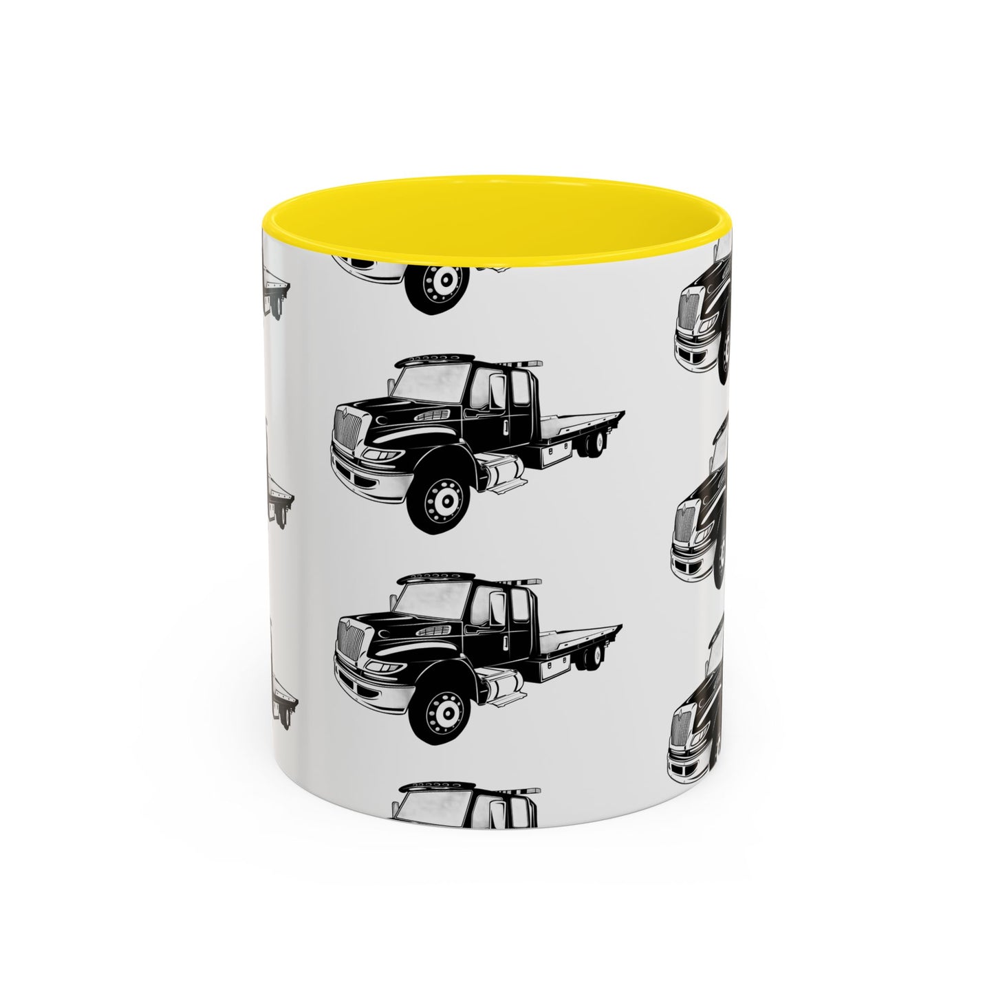 Flatbed Tow Truck 2-Tone Coffee Mug
