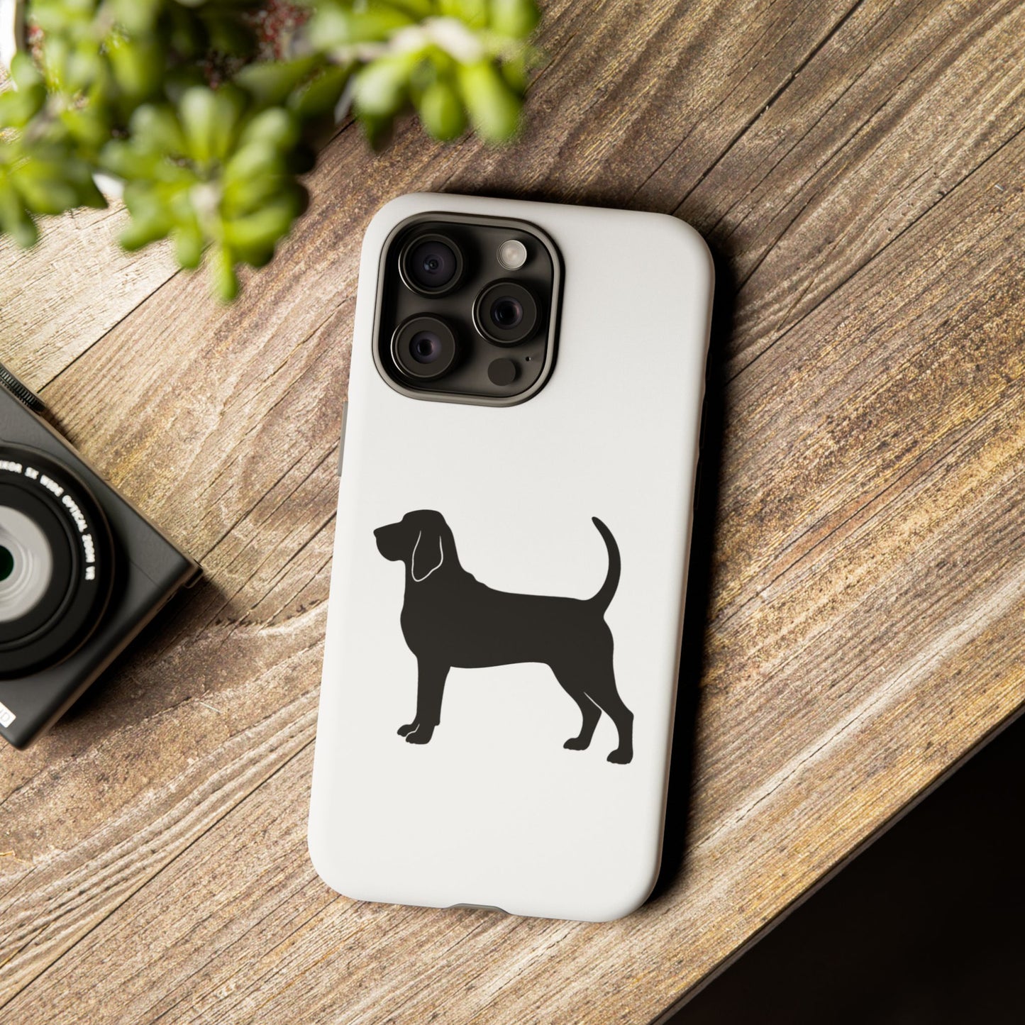 Bloodhound Silhouette iPhone Case