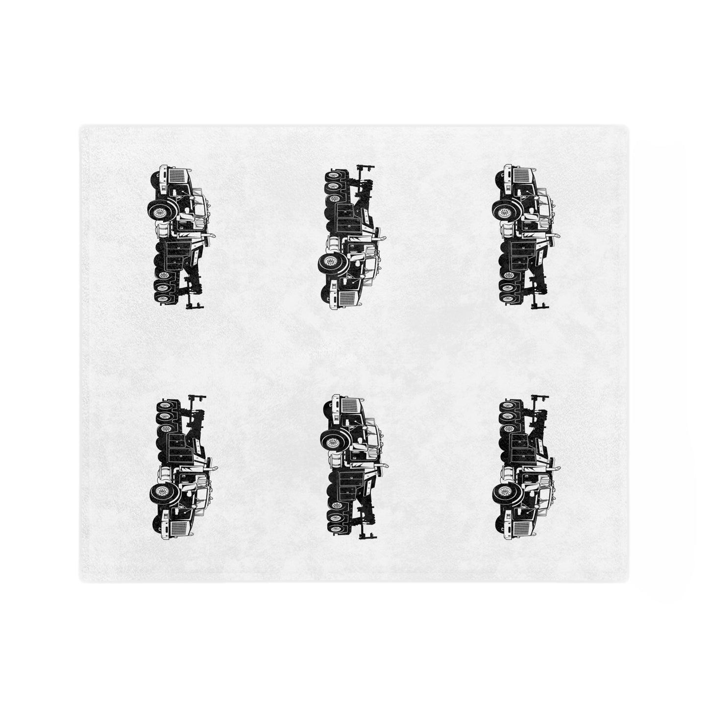 Heavy Tow Truck Velveteen Microfiber Blanket