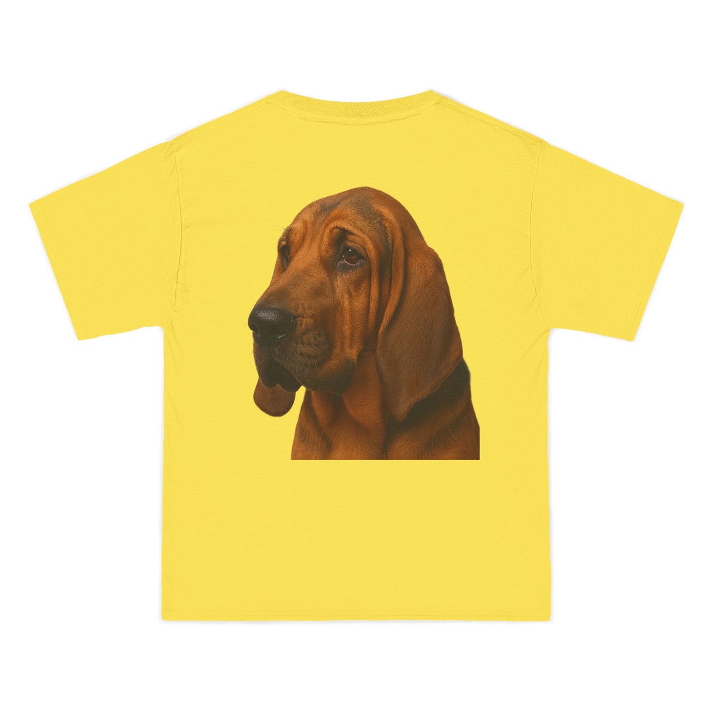 Bloodhound Head Men's Short-Sleeve Crewneck Tee