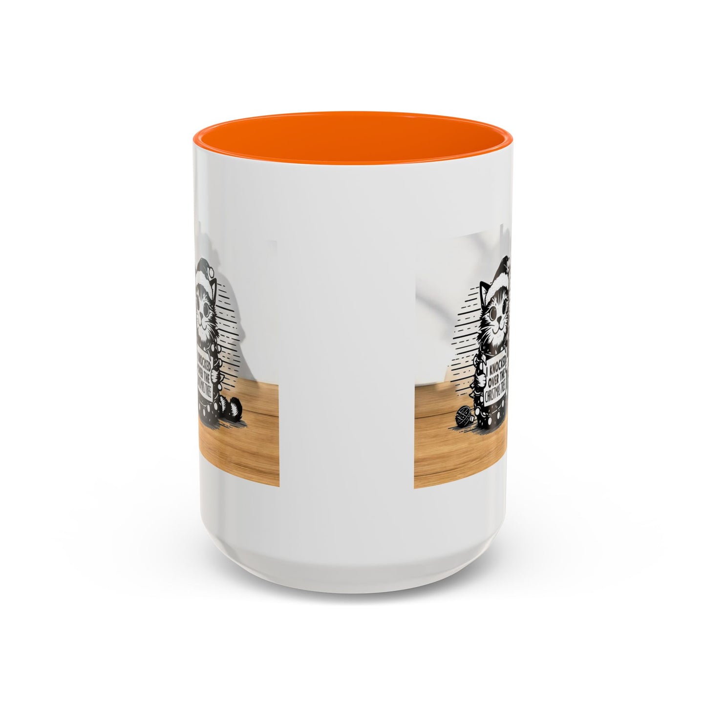 Naughty Cat 2-Tone Coffee Mug