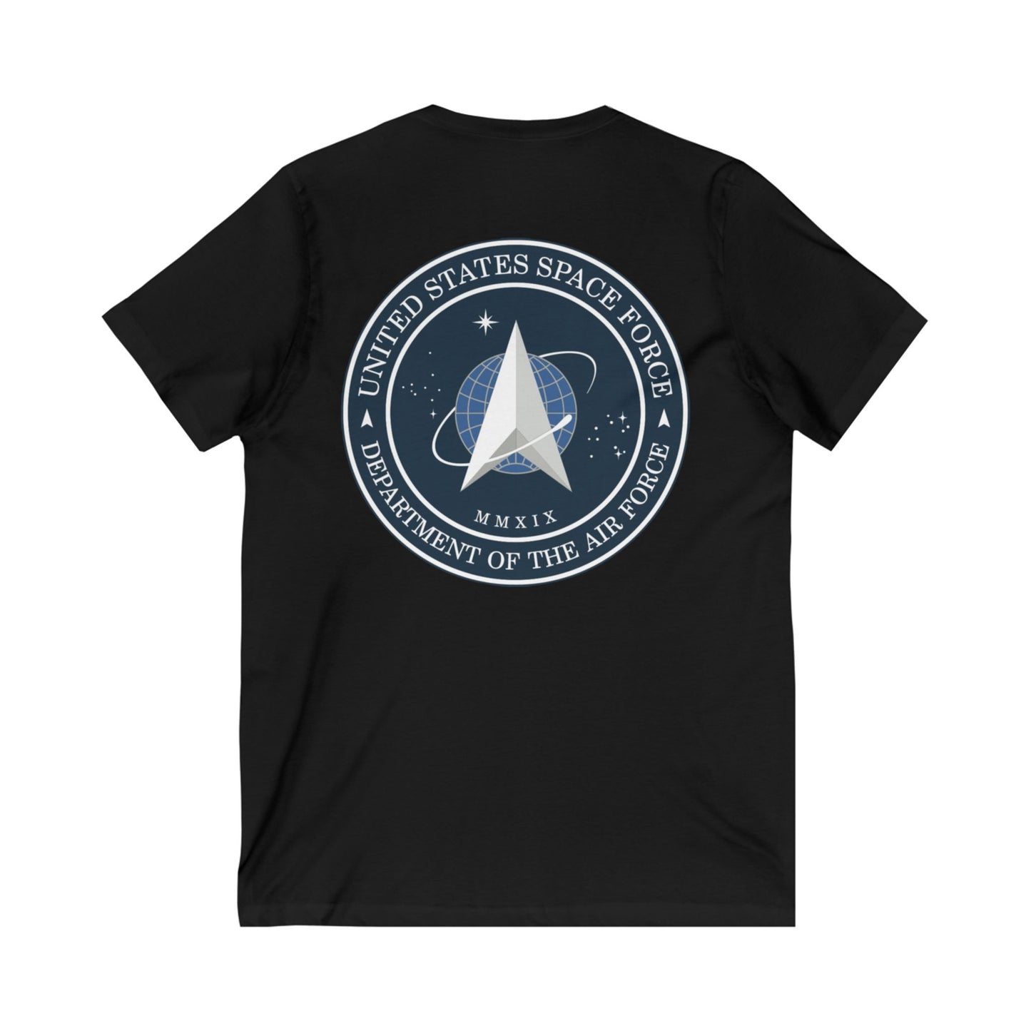 US Space Force Unisex Short Sleeve V-Neck Tee