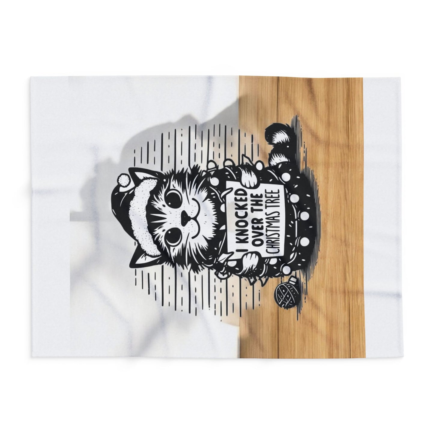 Naughty Cat Arctic Fleece Blanket