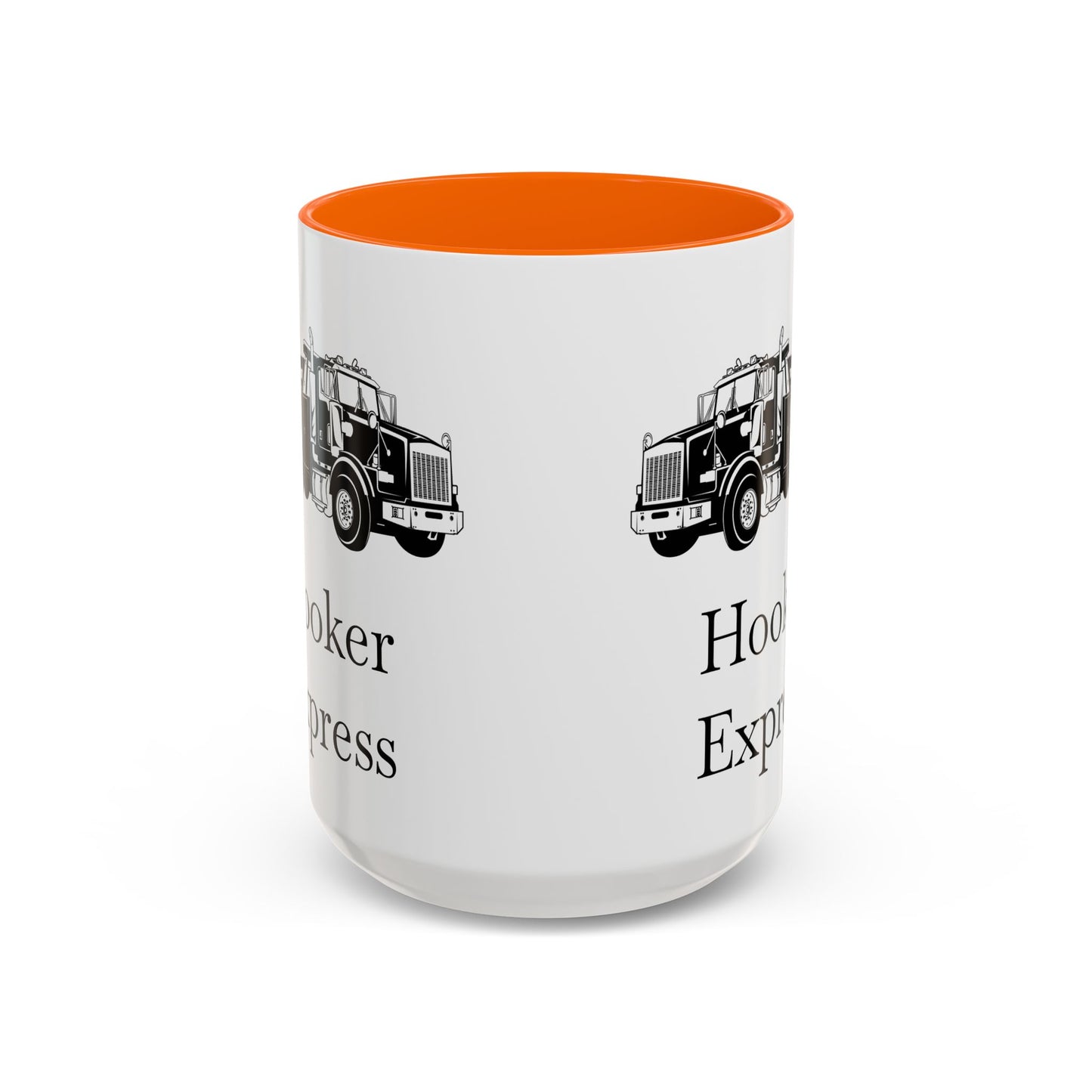 H**ker Express Heavy Tow Truck 2-Tone Coffee Mug