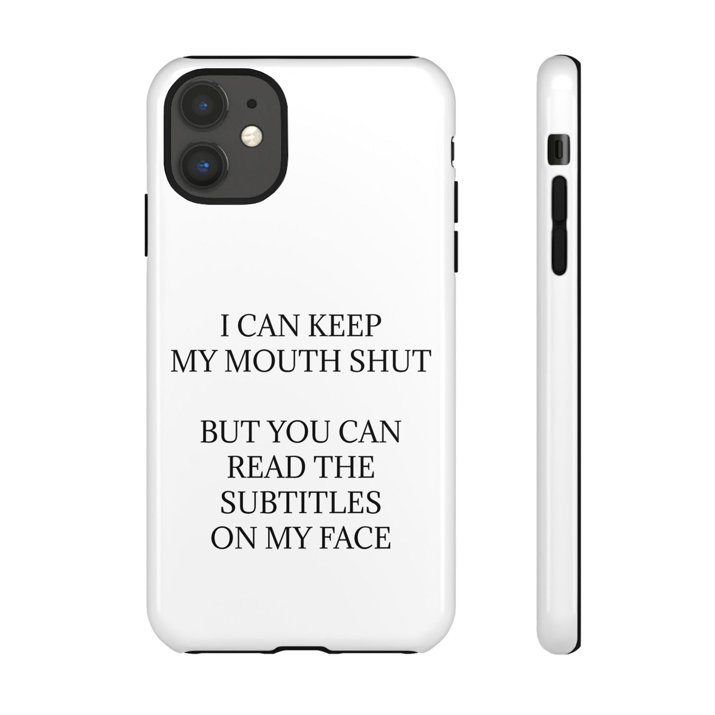 Subtitles iPhone Case
