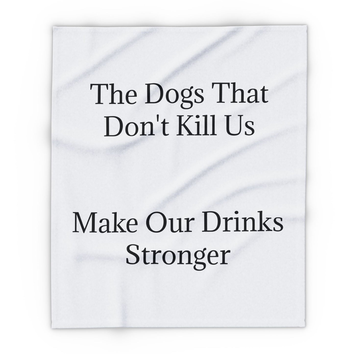 Drinks Stronger Arctic Fleece Blanket