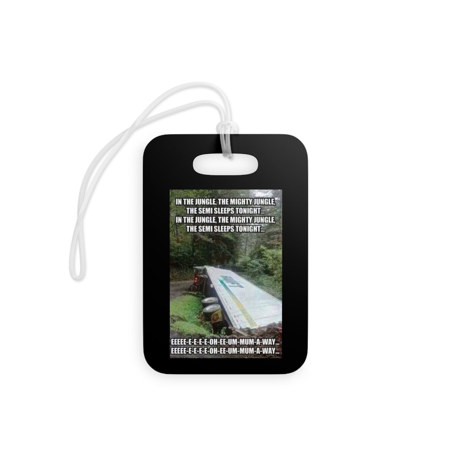Semi Sleeps Luggage Tag