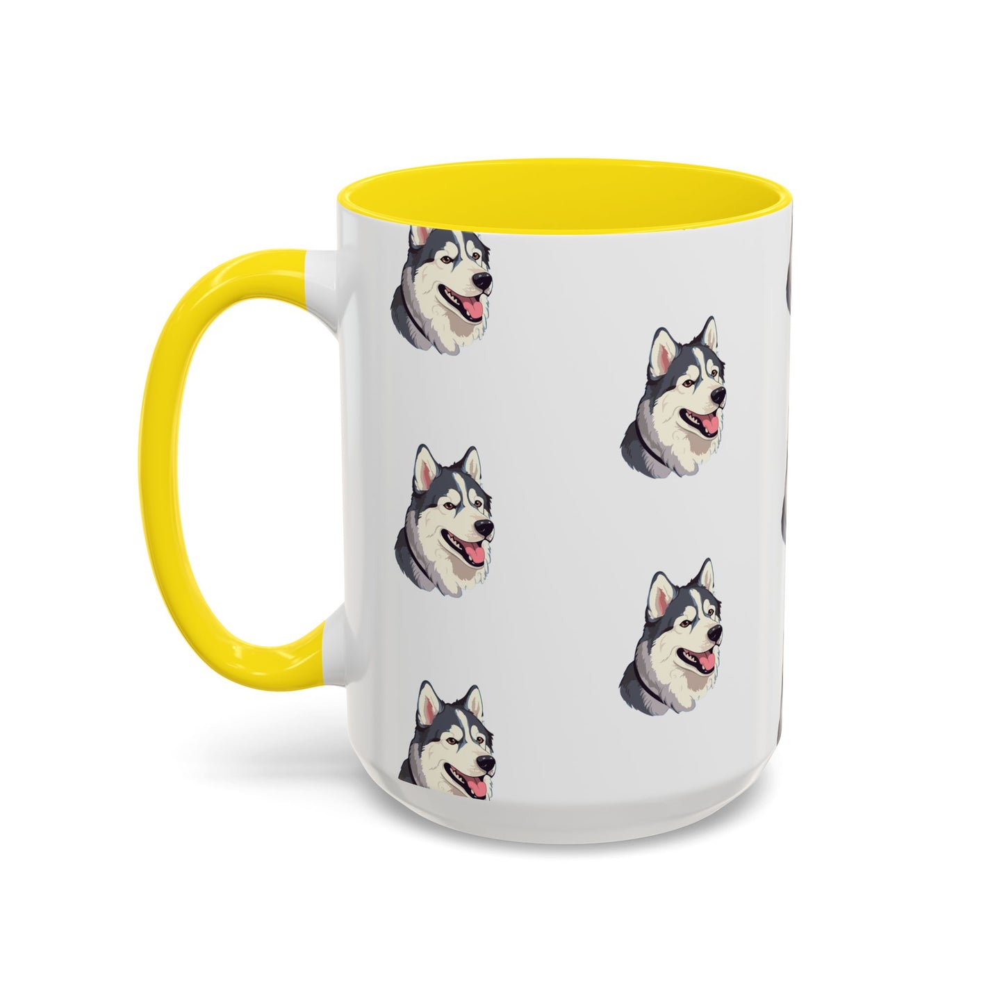 Malamute Head 2-Tone Coffee Mug