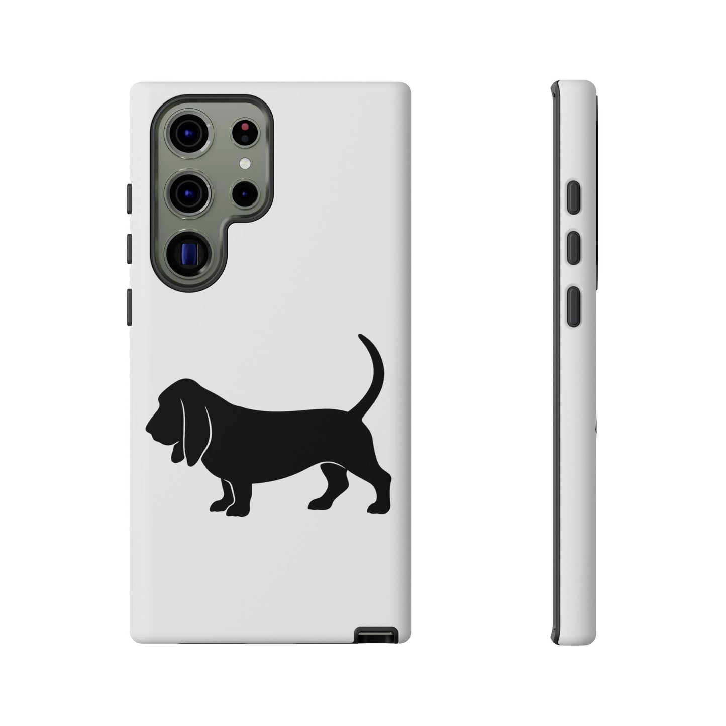Basset Hound Silhouette Samsung Case