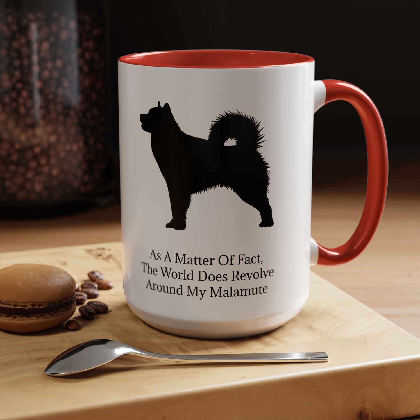 Matter Of Fact Malamute 2-Tone Coffee Mug