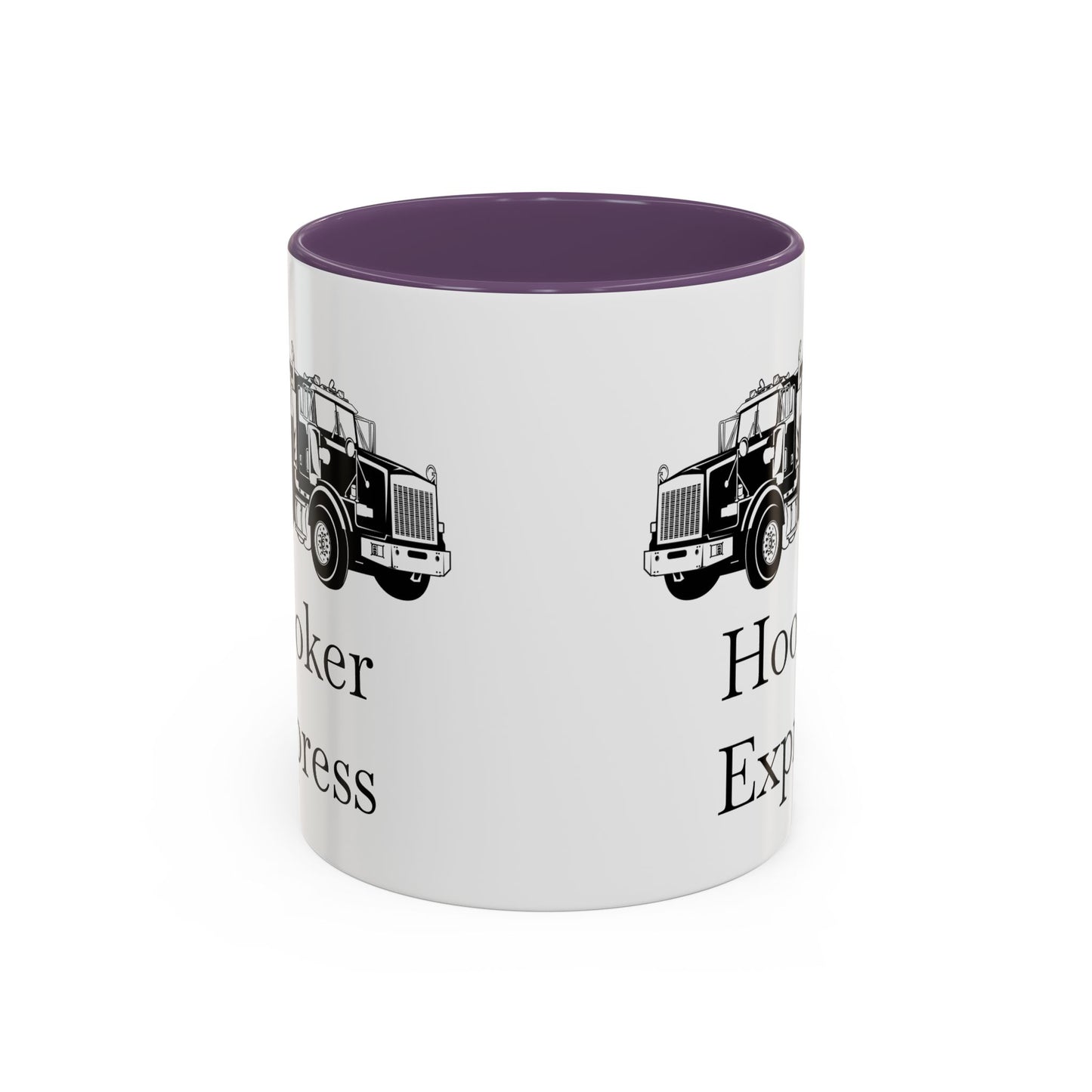 H**ker Express Heavy Tow Truck 2-Tone Coffee Mug