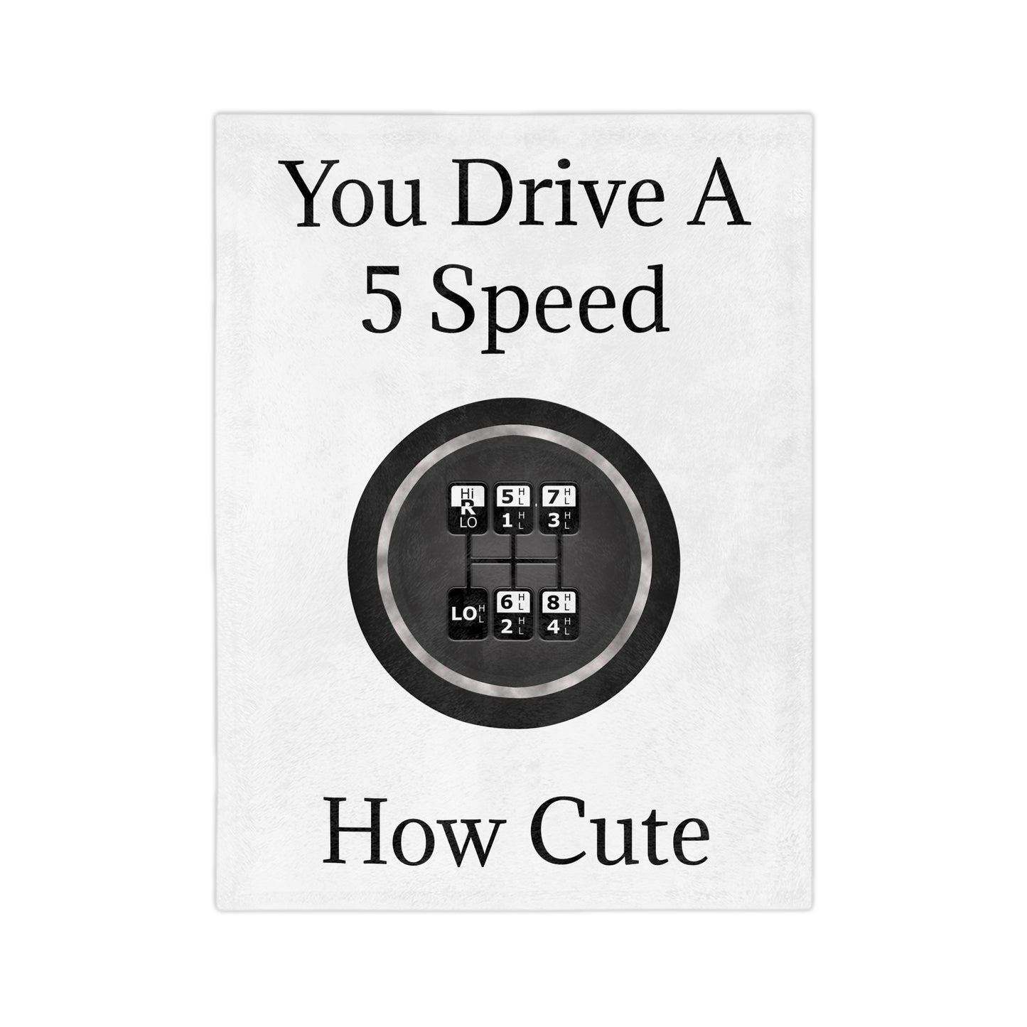 5 Speed How Cute Velveteen Microfiber Blanket
