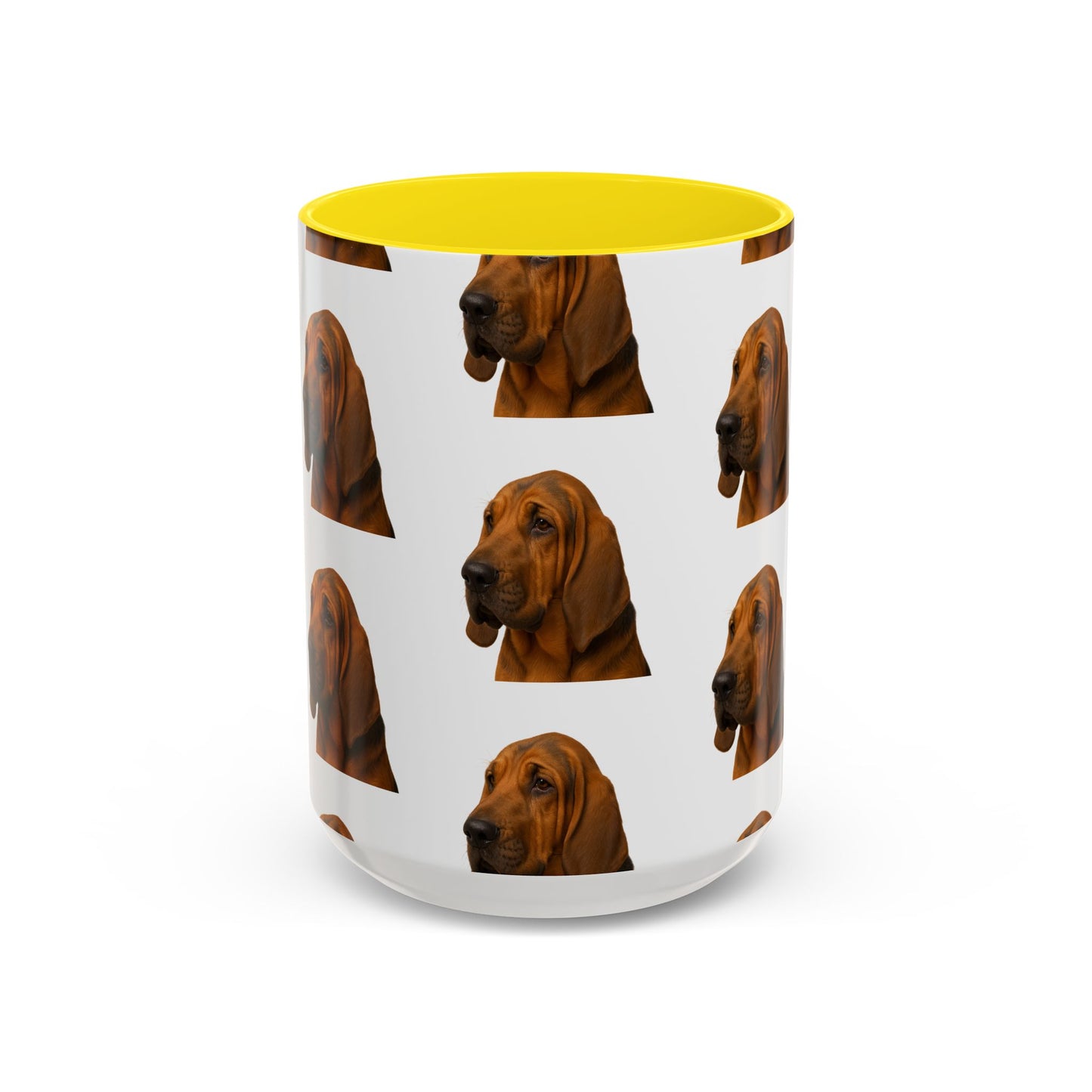 Bloodhound Head 2-Tone Coffee Mug