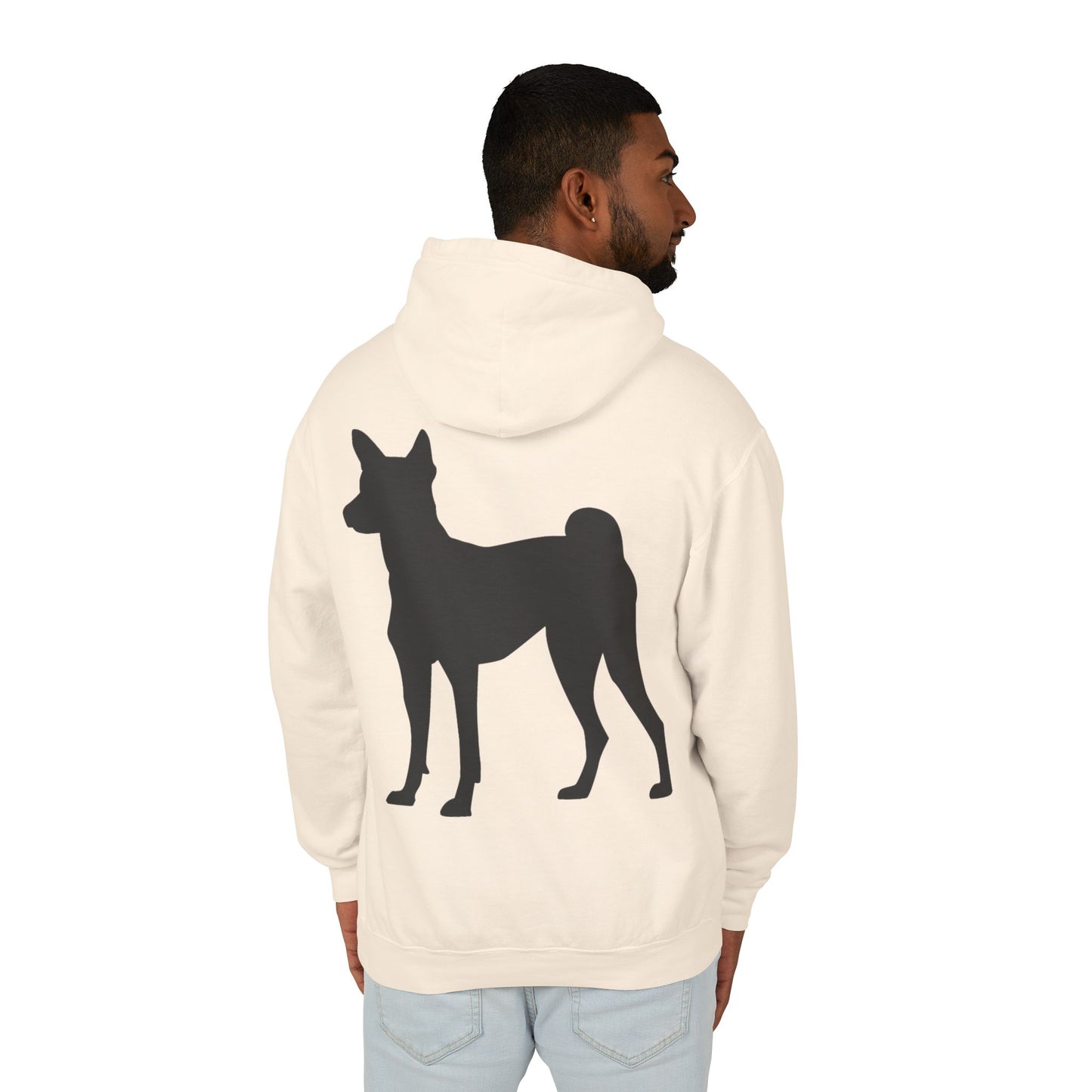 Basenji Silhouette Unisex Lightweight Hoodie