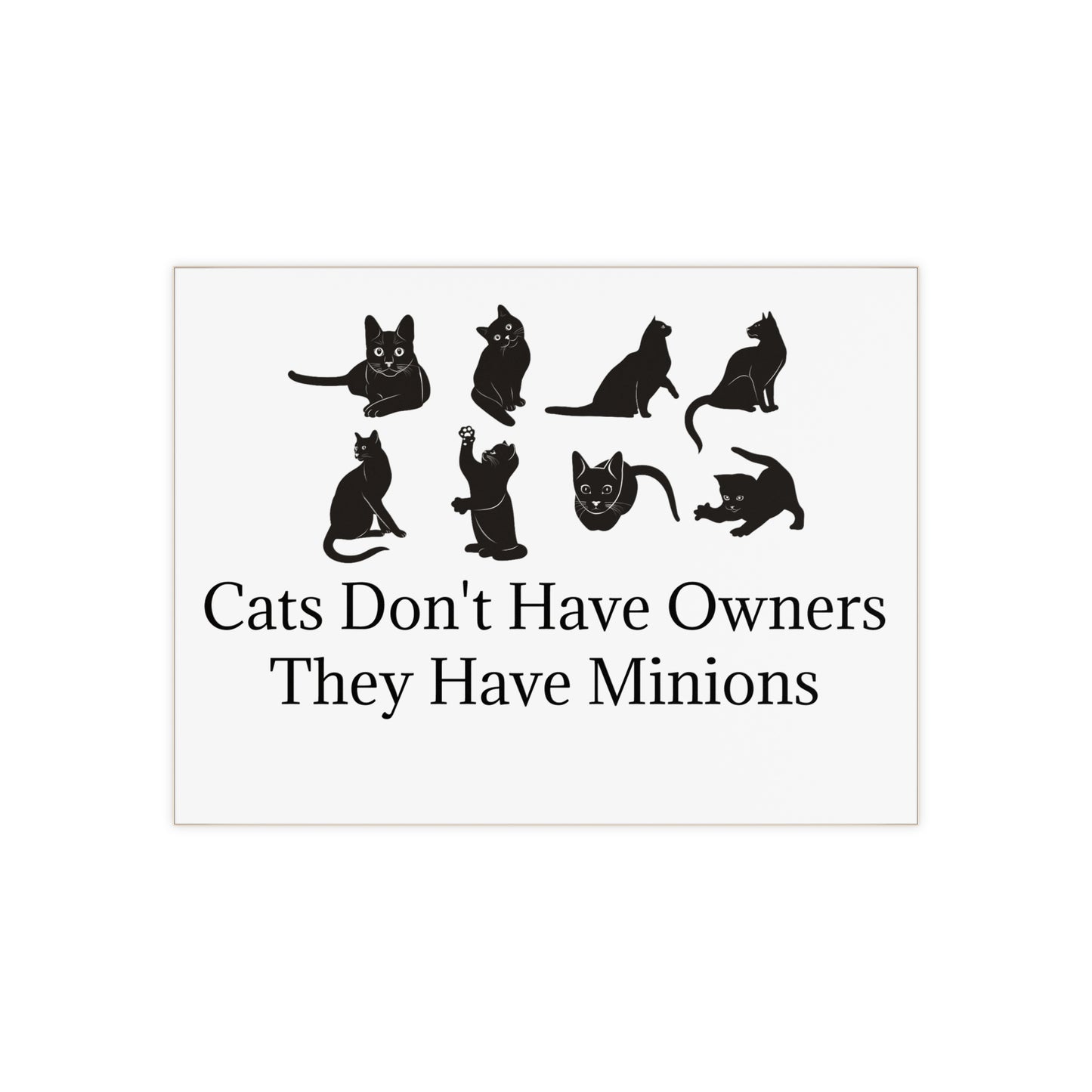 Cat Minions Ceramic Photo Tile