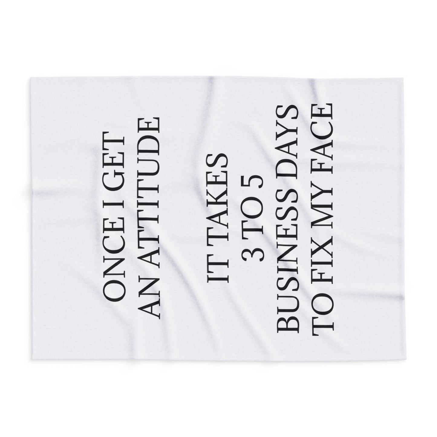 Fix My Face Arctic Fleece Blanket