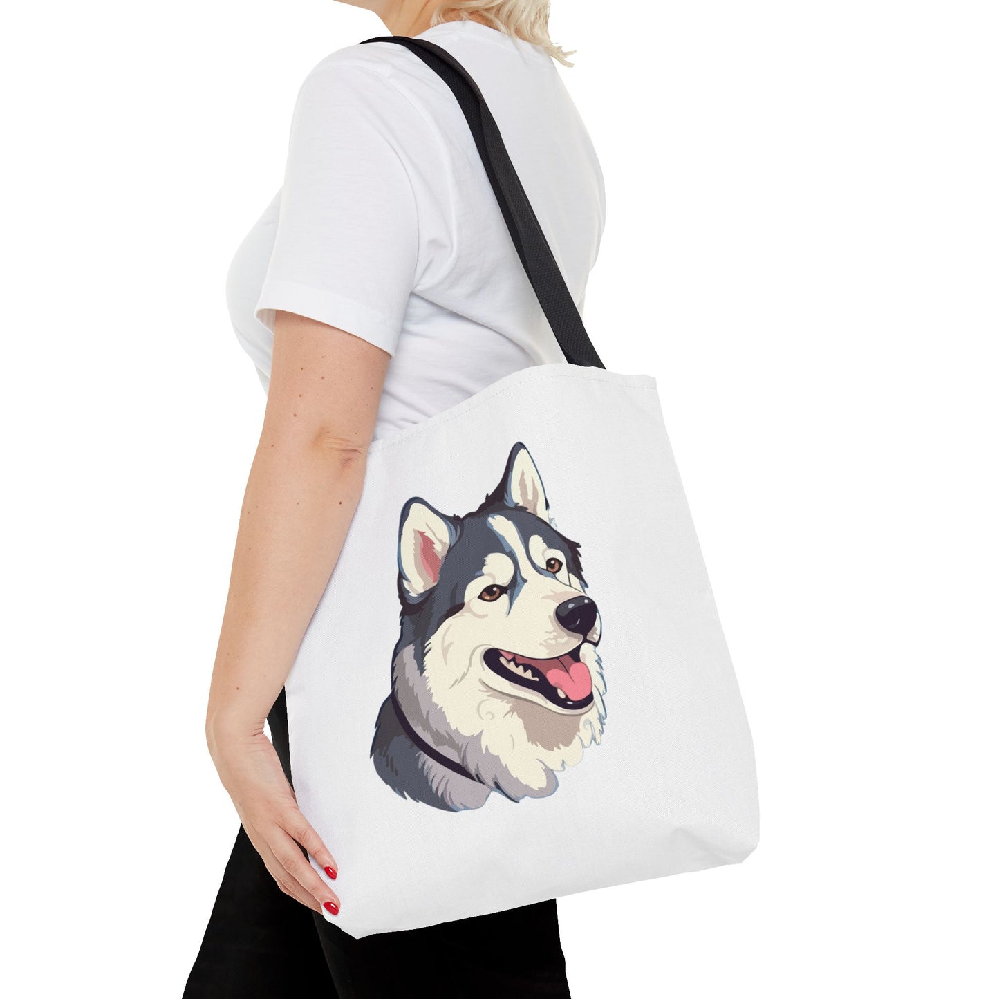 Malamute Head Tote Bag
