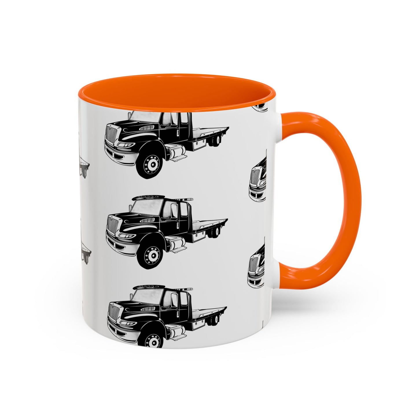 Flatbed Tow Truck 2-Tone Coffee Mug