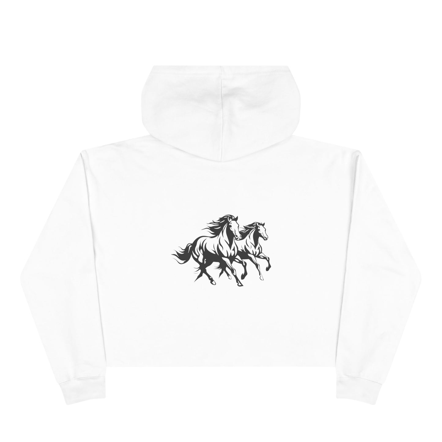 Horsin' Around Women's Crop Hoodie