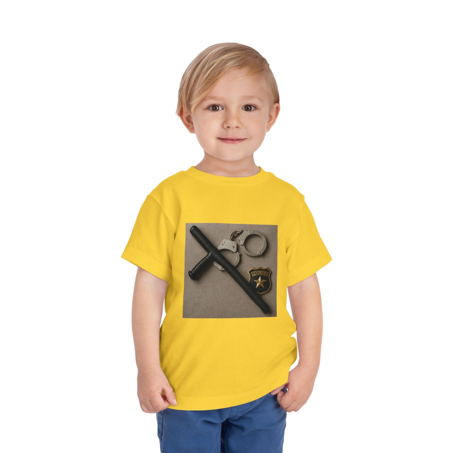 Law Enforcement Appreciation Toddler Unisex Short Sleeve Crewneck Tee