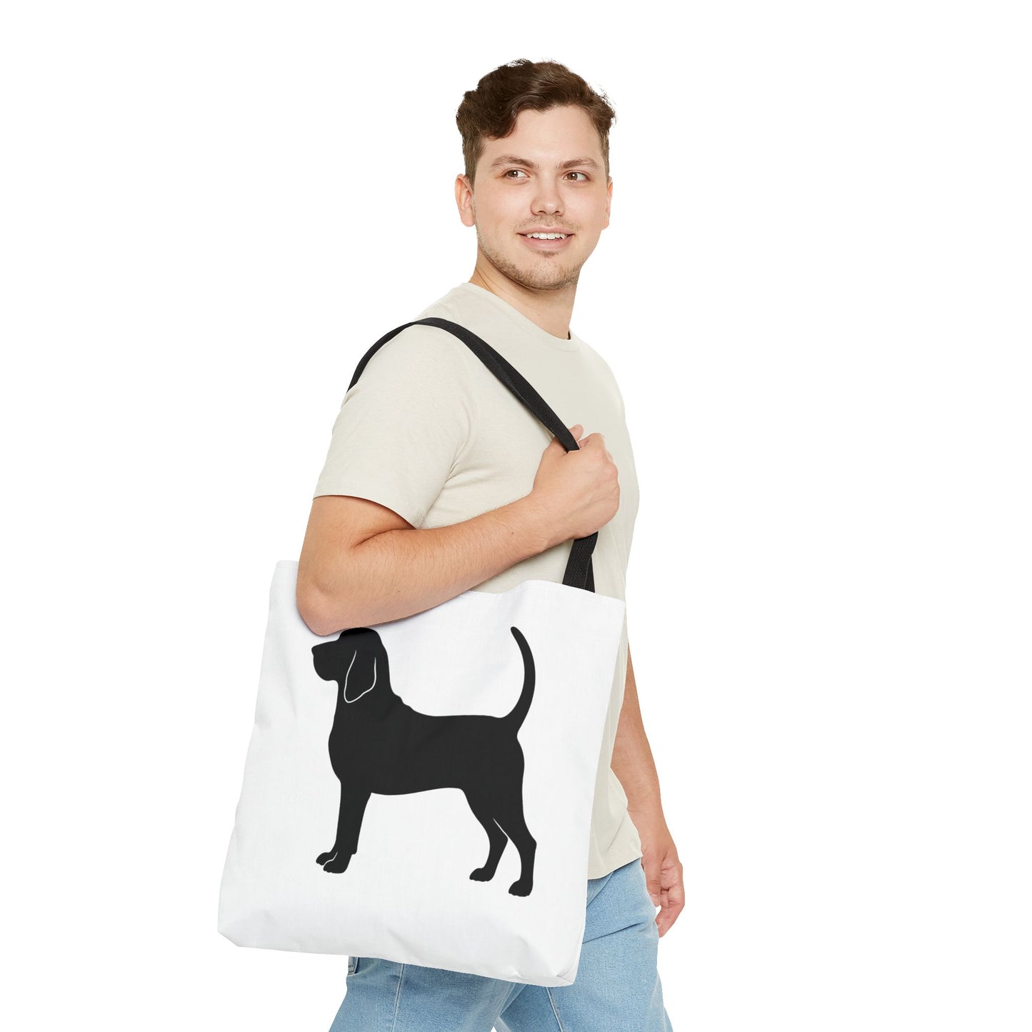 Bloodhound Silhouette Tote Bag