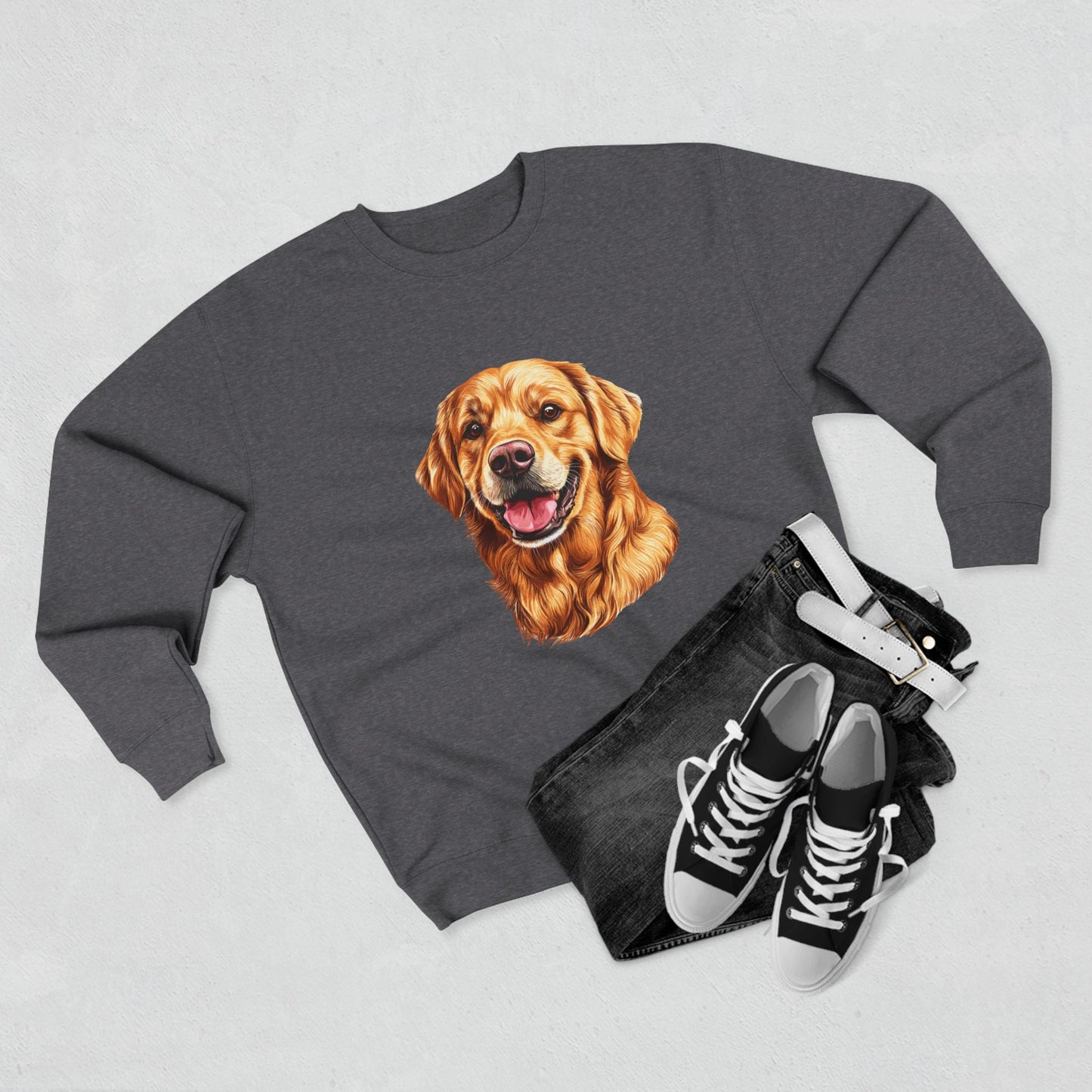 Golden Head Unisex Crewneck Sweatshirt