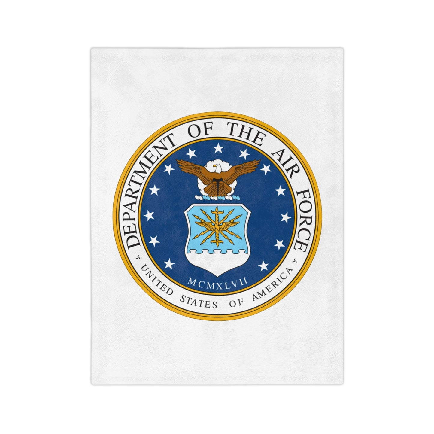 US Air Force Velveteen Microfiber Blanket