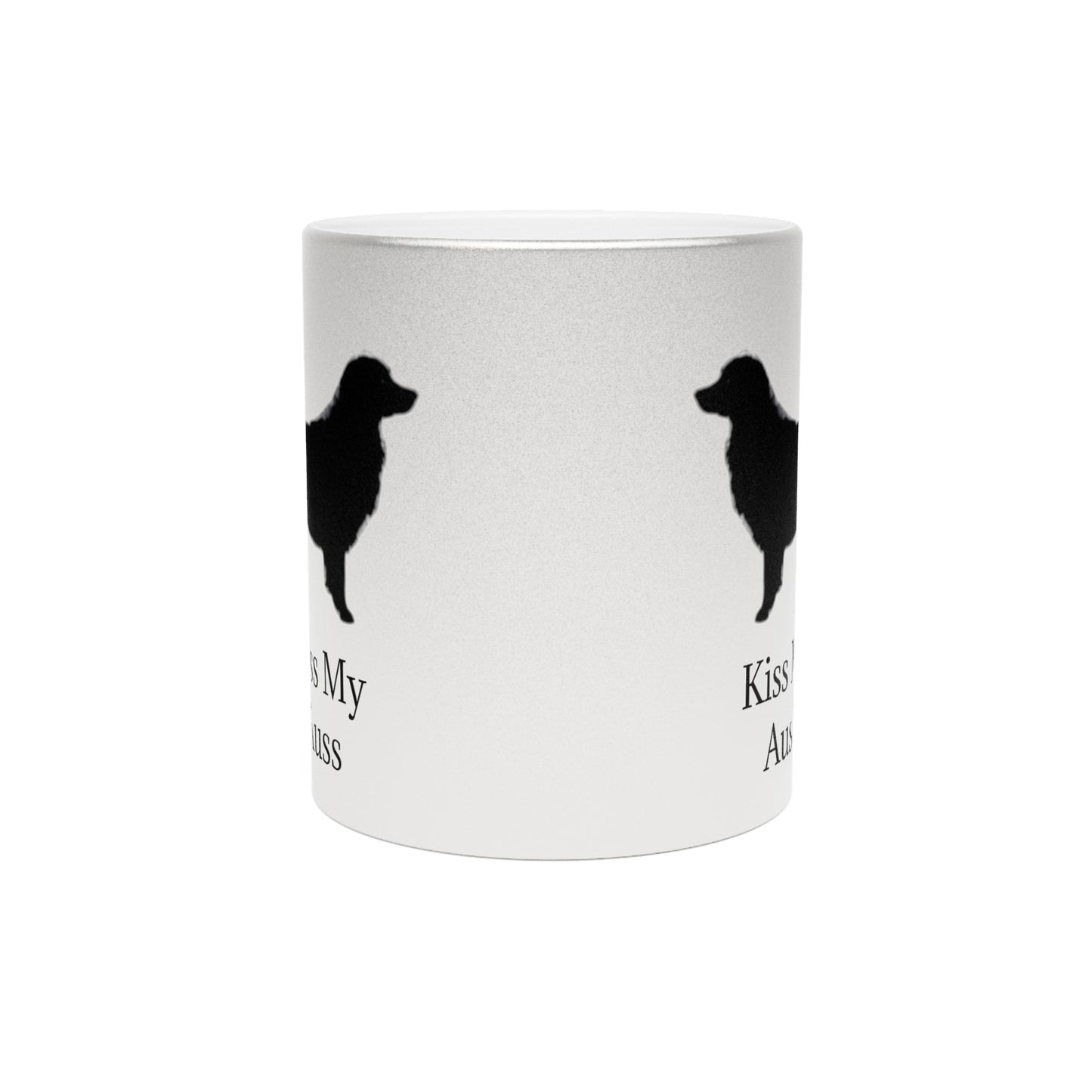 Kiss My Auss Metallic Coffee Mug
