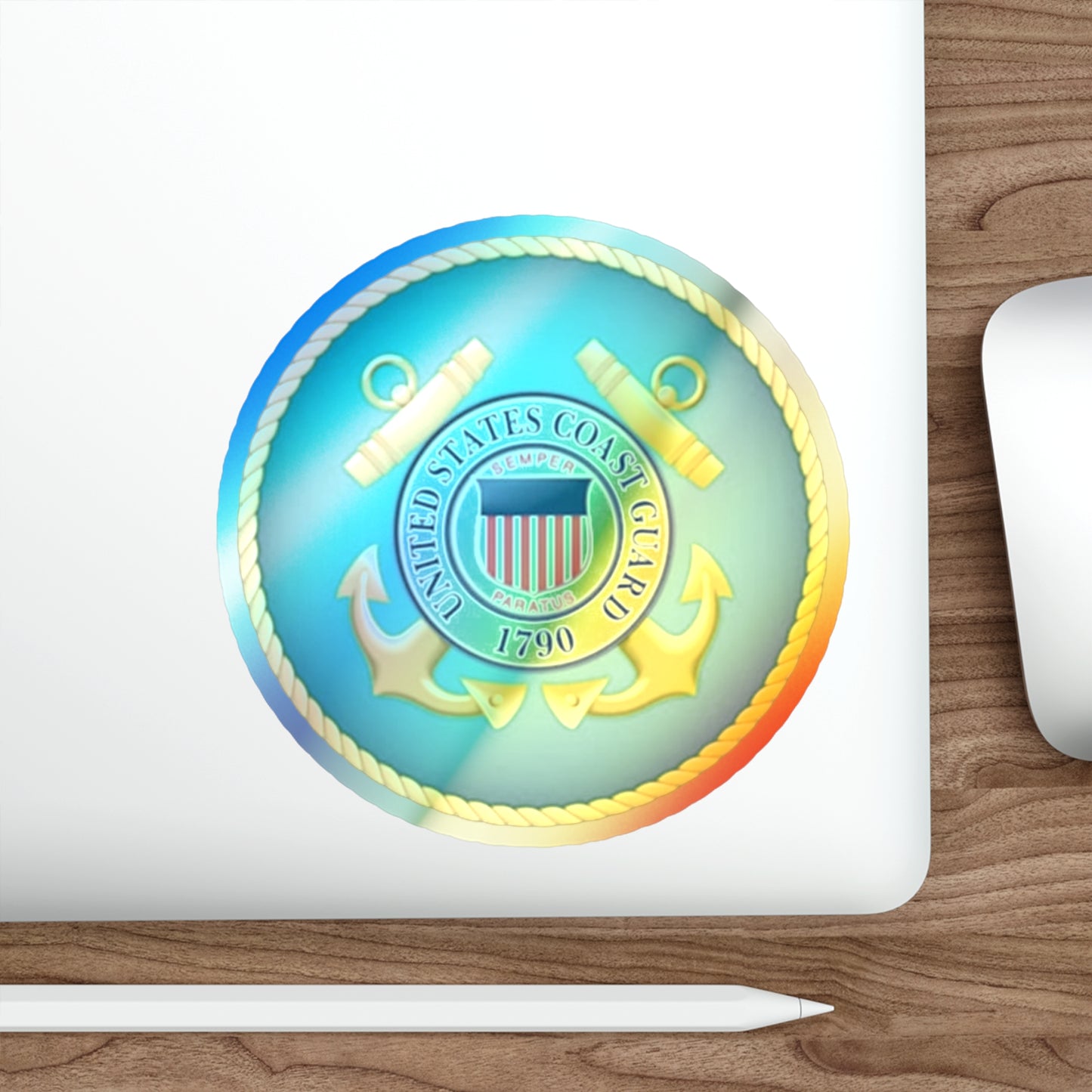 US Coast Guard Holographic Sticker