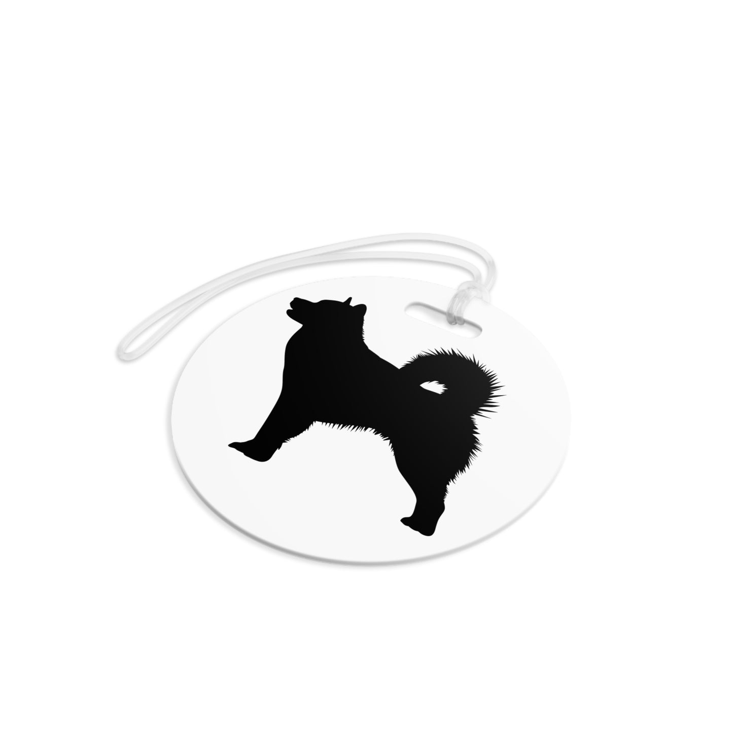 Malamute Silhouette Luggage Tag