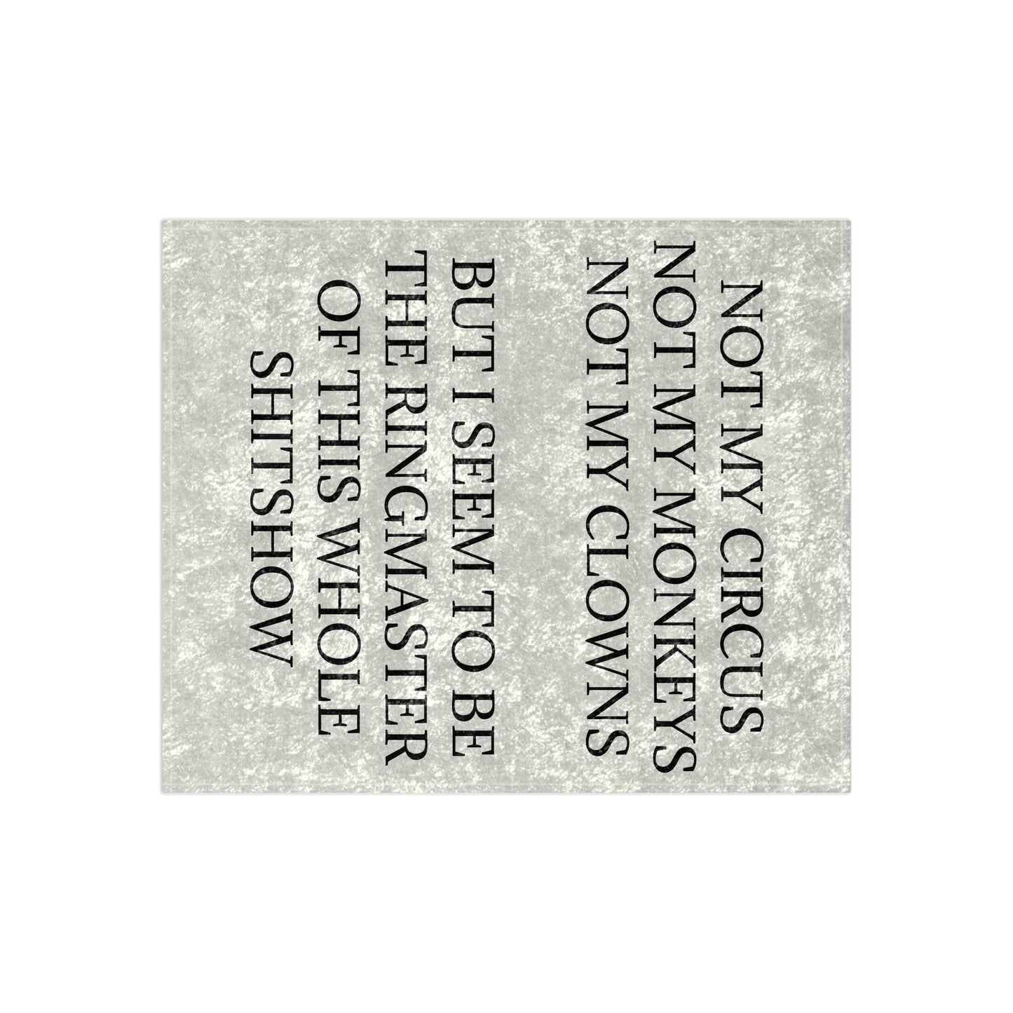 Ringmaster Crushed Velvet Blanket