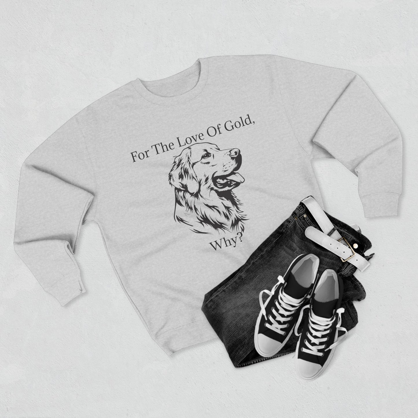 For The Love Of Gold Unisex Crewneck Sweatshirt