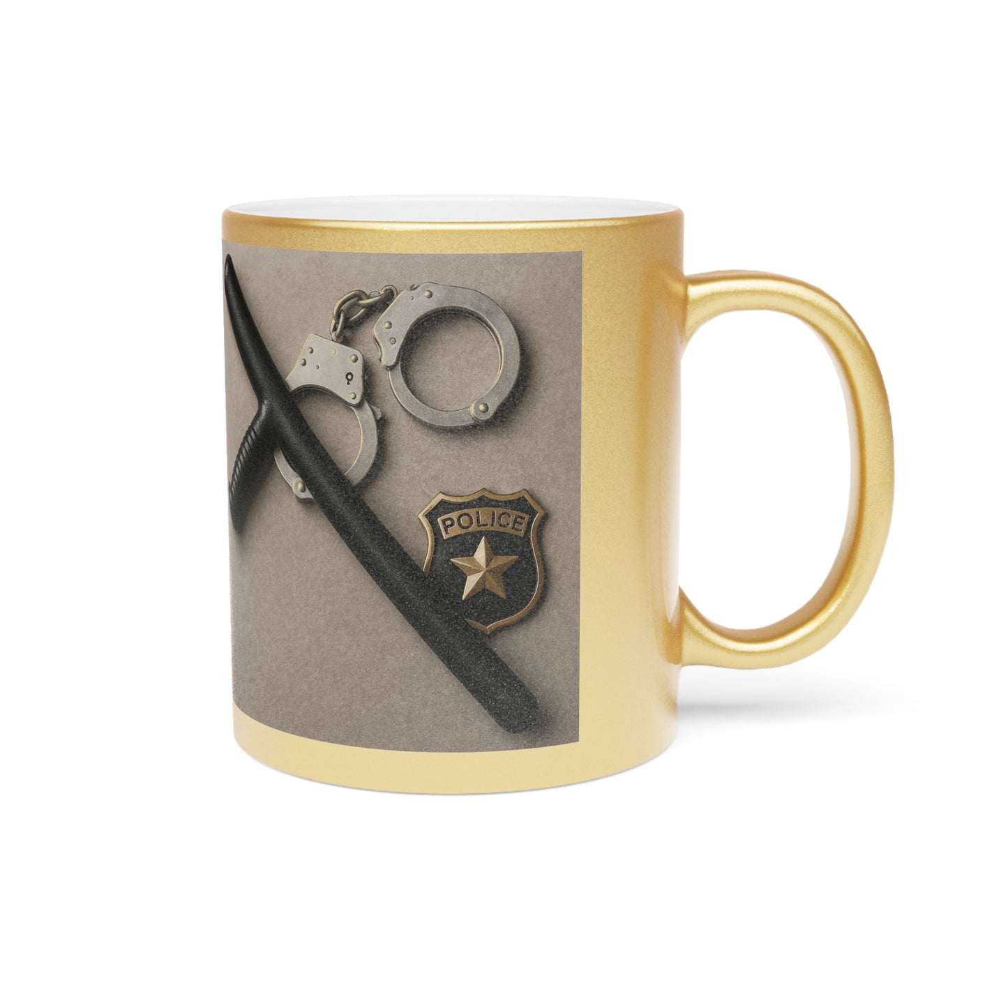 Law Enforcement Appreciation Metallic Coffee Mug