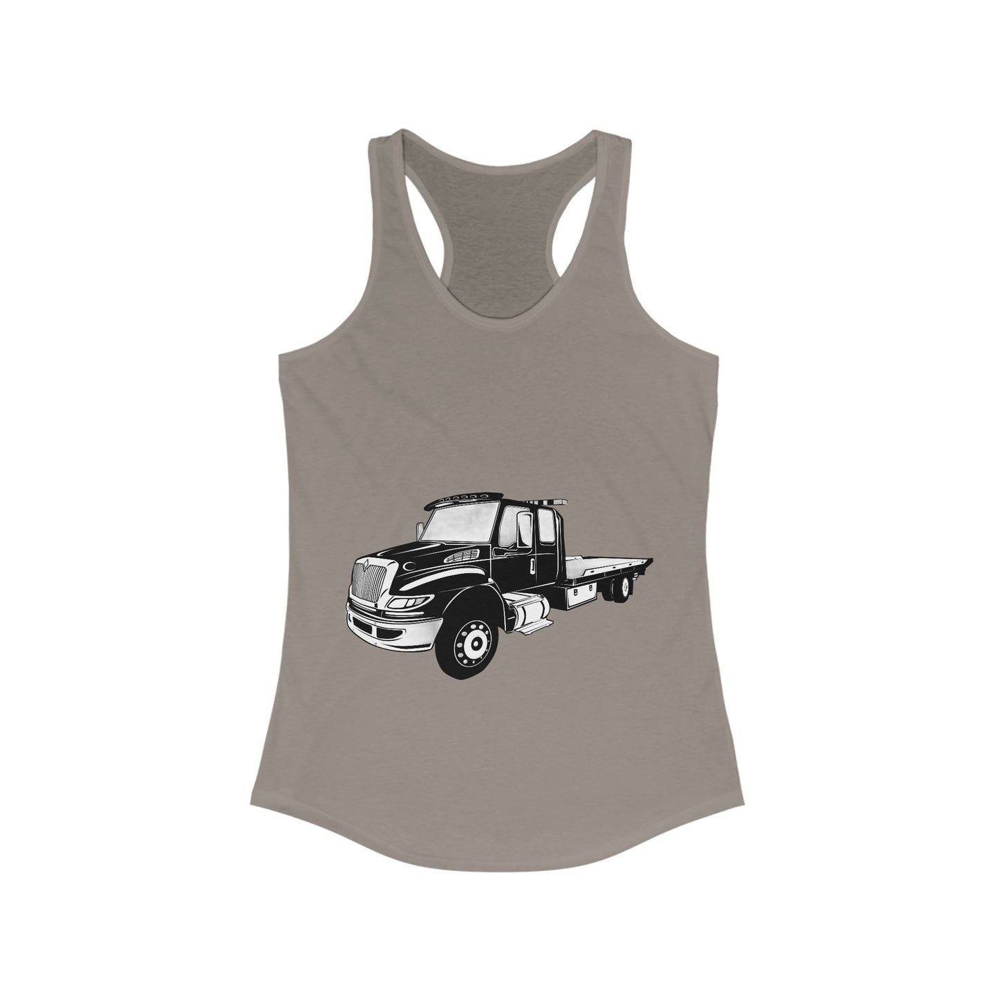 Flatbed Tow Truck Women's Racerback Tank