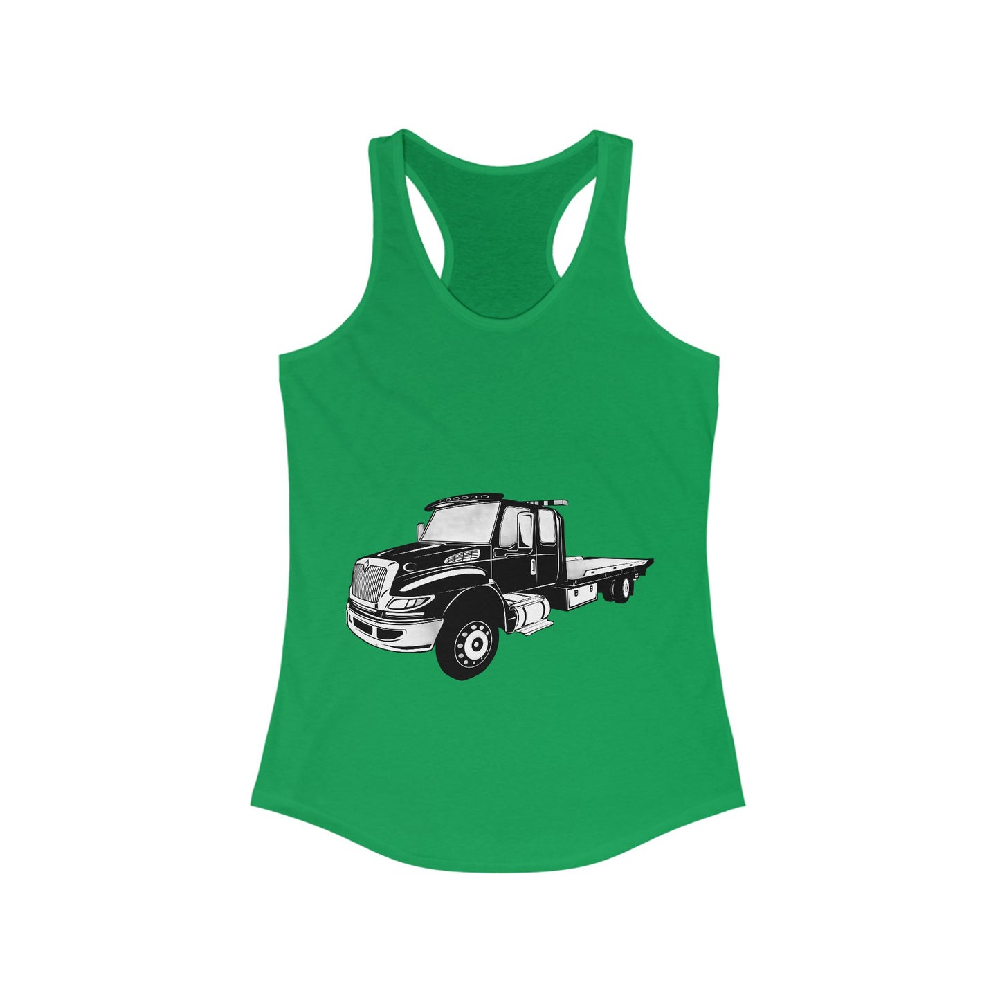 Flatbed Tow Truck Women's Racerback Tank