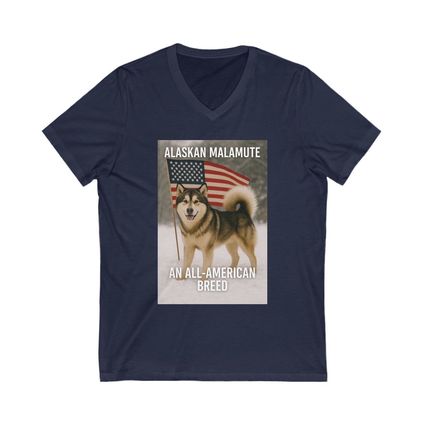 All-American Breed Unisex Short Sleeve V-Neck Tee