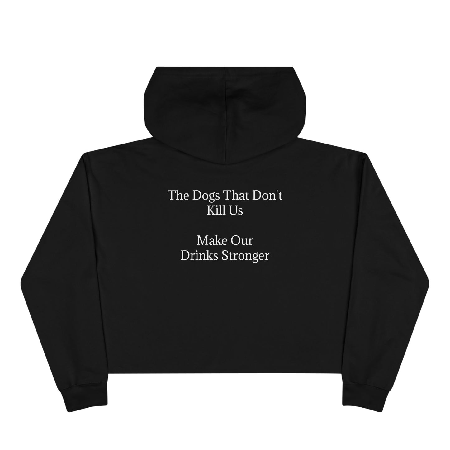 Drinks Stronger Women's Crop Hoodie