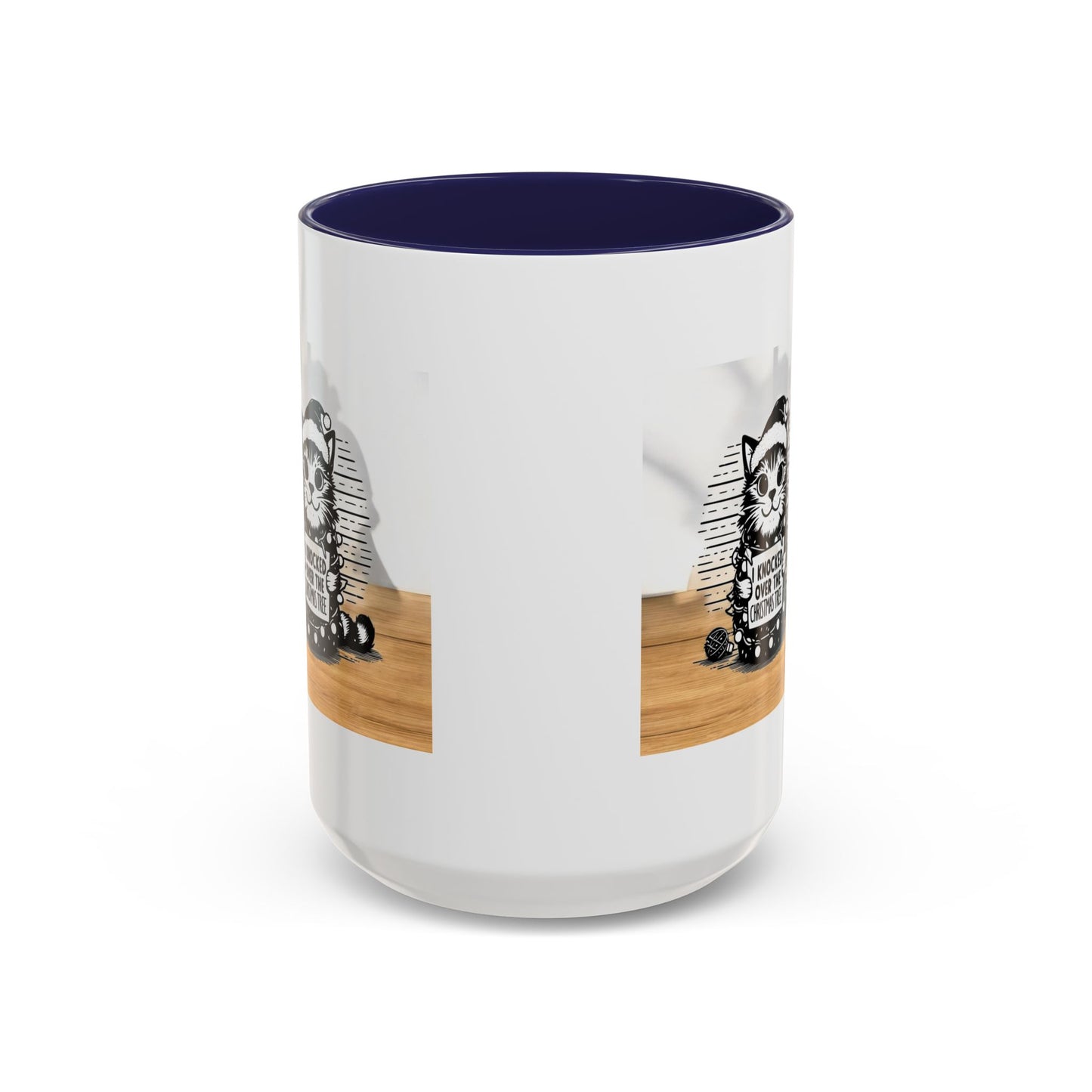 Naughty Cat 2-Tone Coffee Mug