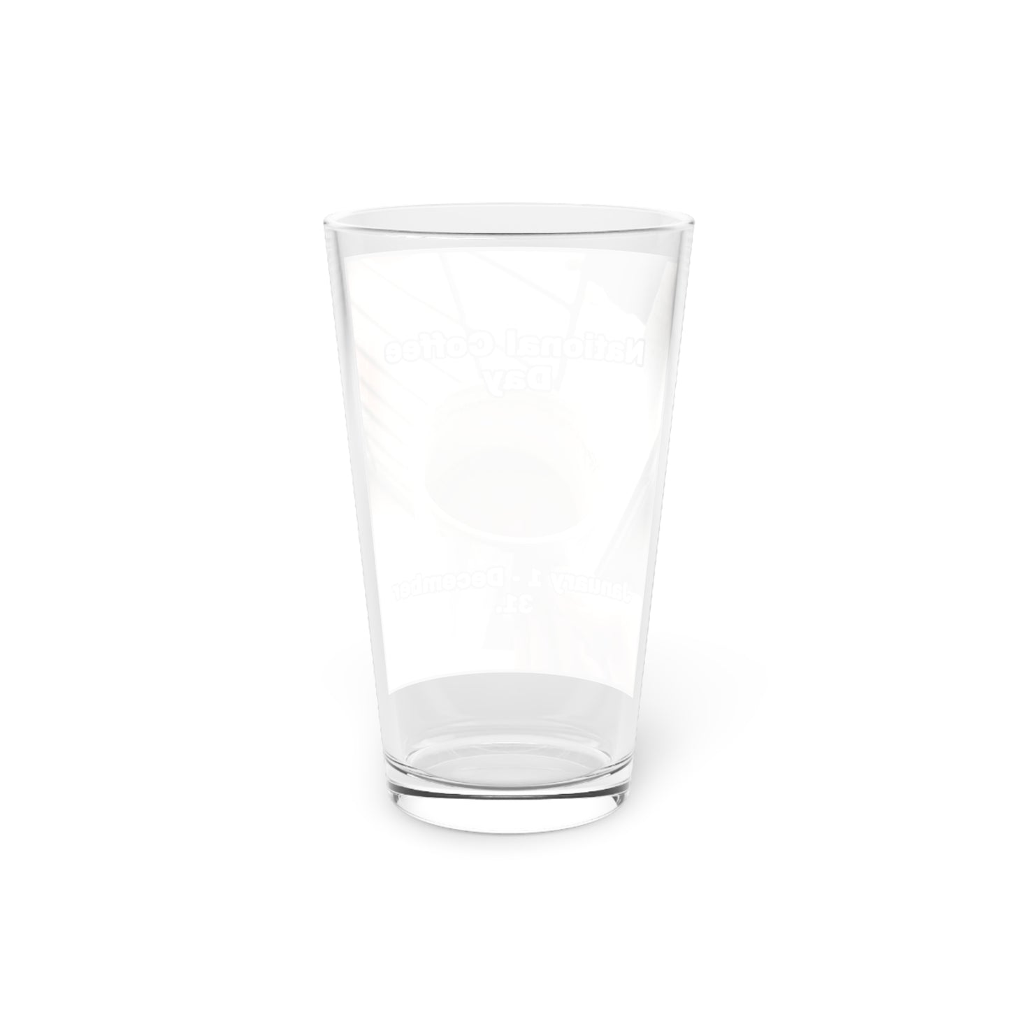 National Coffee Day Drinking Glass