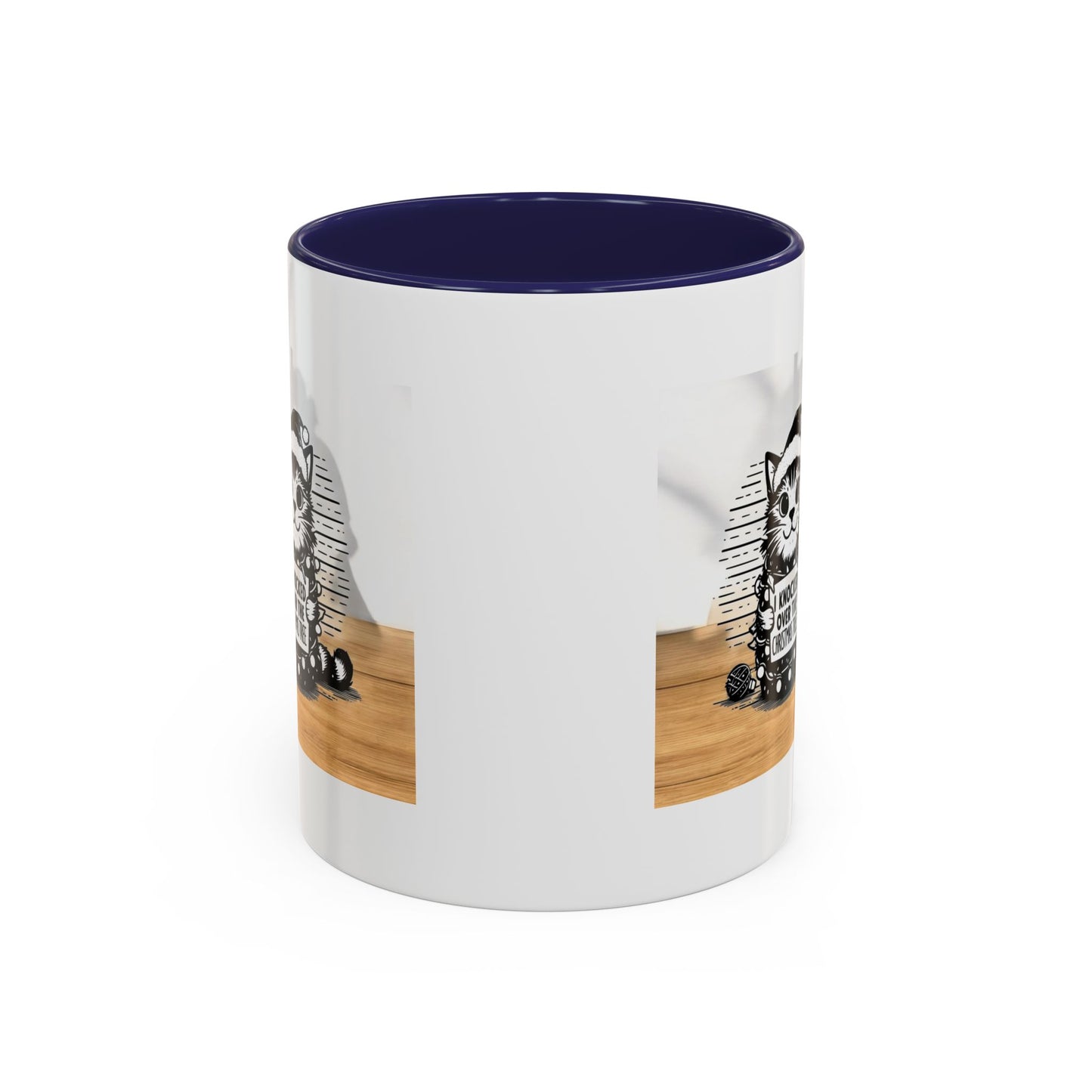 Naughty Cat 2-Tone Coffee Mug