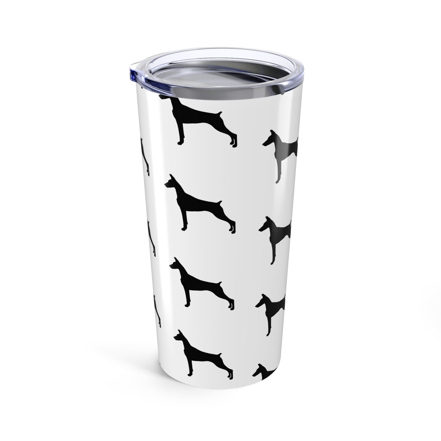 Doberman Silhouette Tumbler