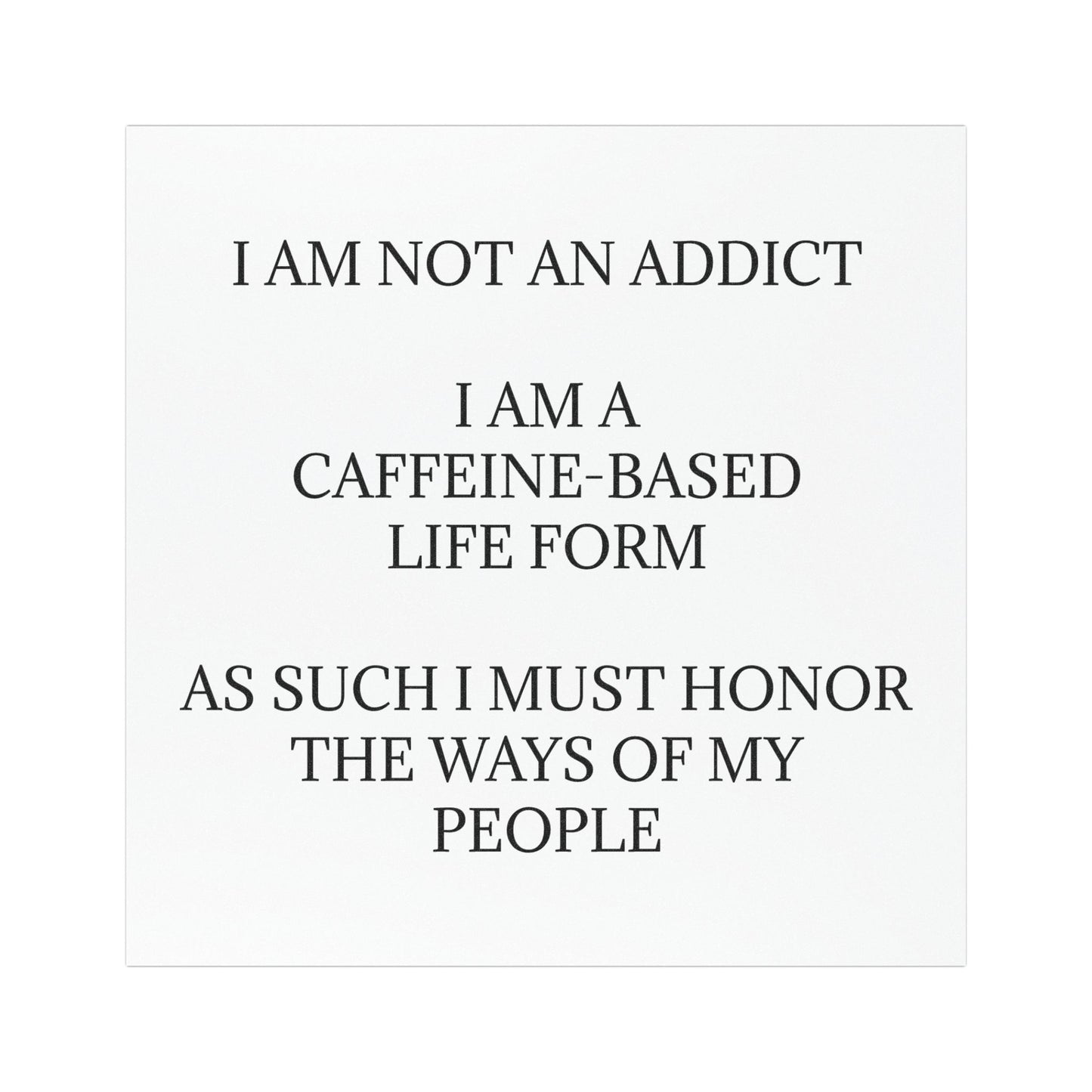 Not An Addict Indoor/Outdoor Magnet
