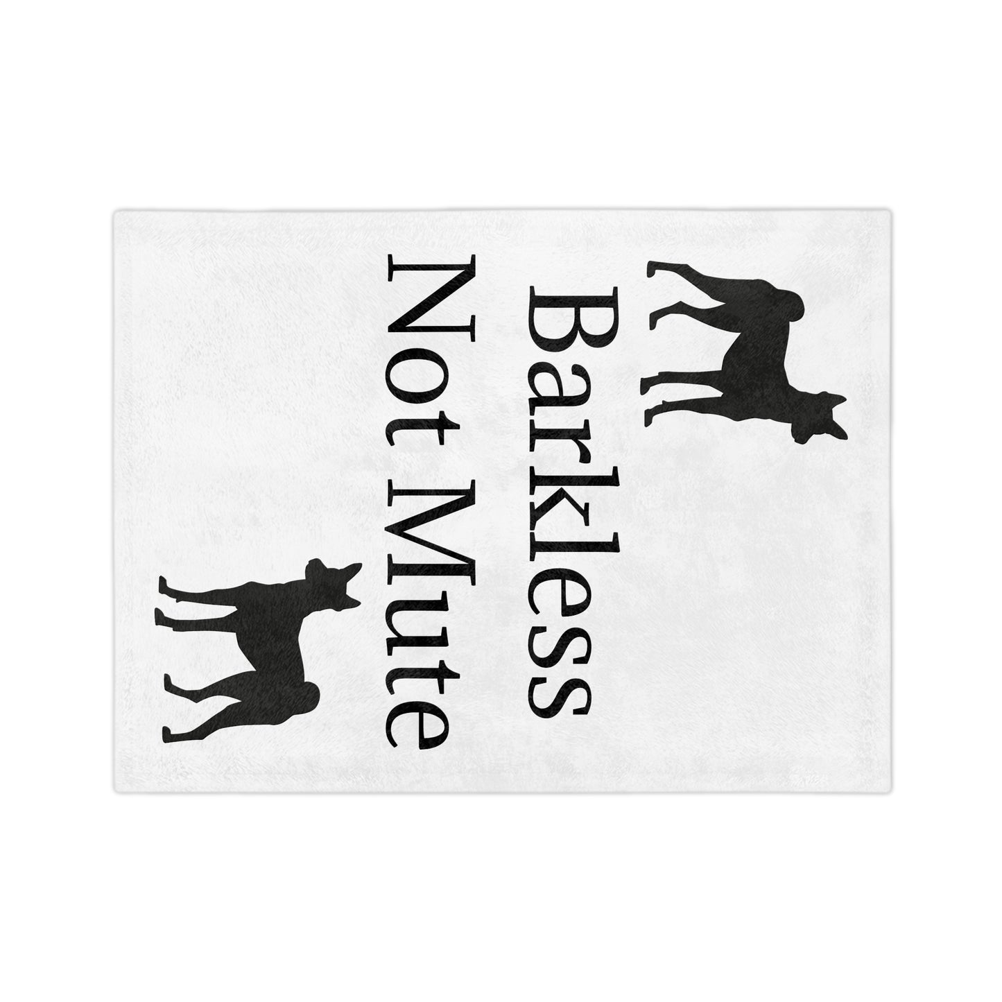 Barkless Not Mute Velveteen Microfiber Blanket