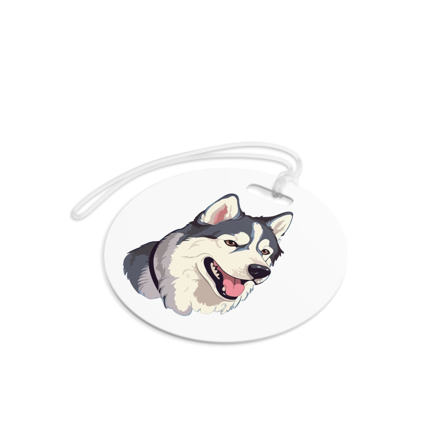 Malamute Head Luggage Tag