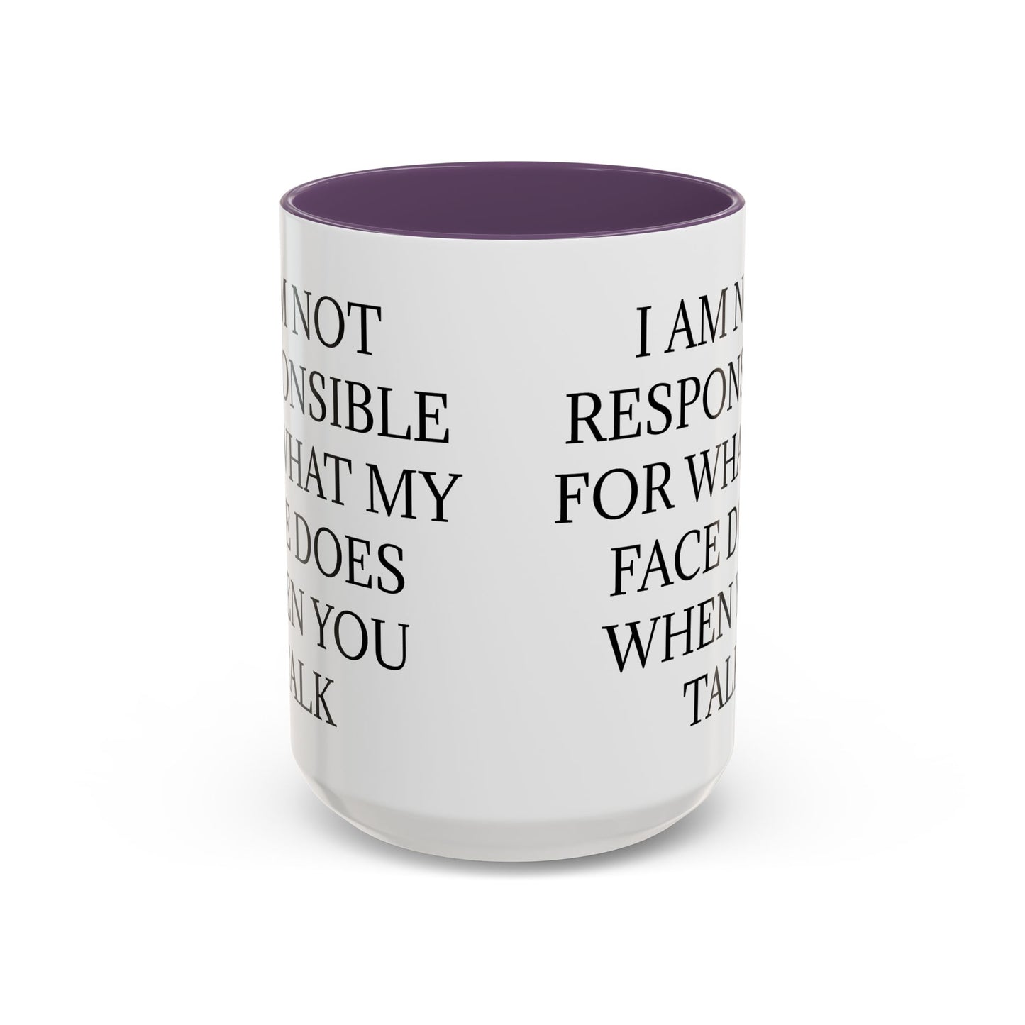 When You Talk 2-Tone Coffee Mug