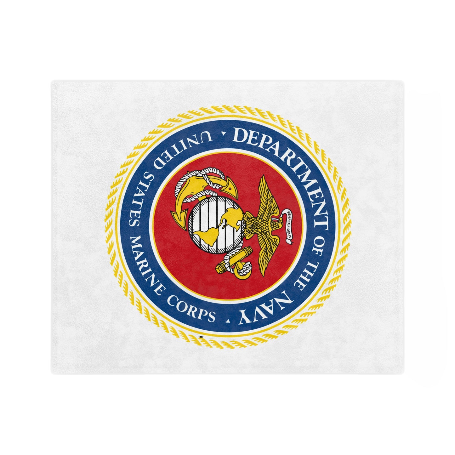 US Marine Corps Velveteen Microfiber Blanket