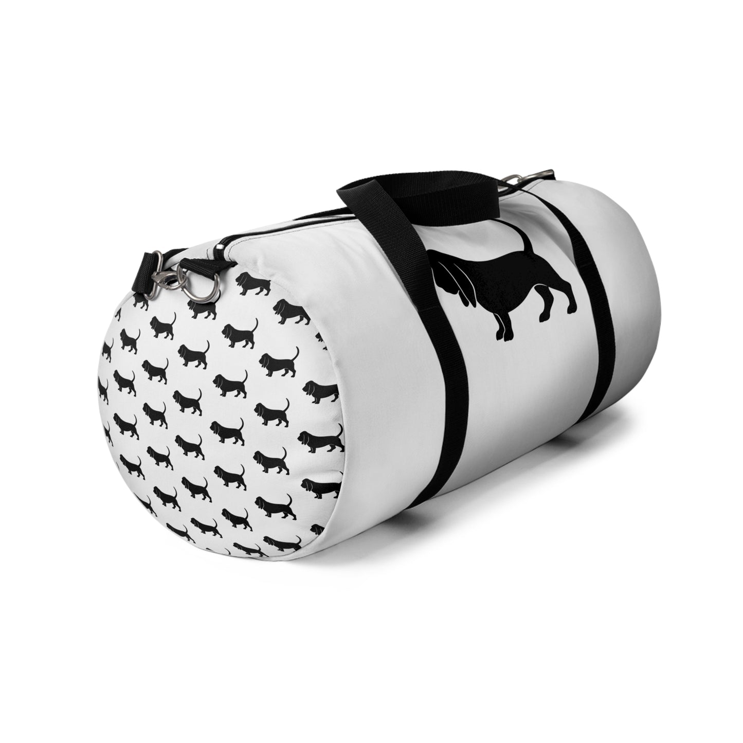 Basset Hound Silhouette Duffel Bag