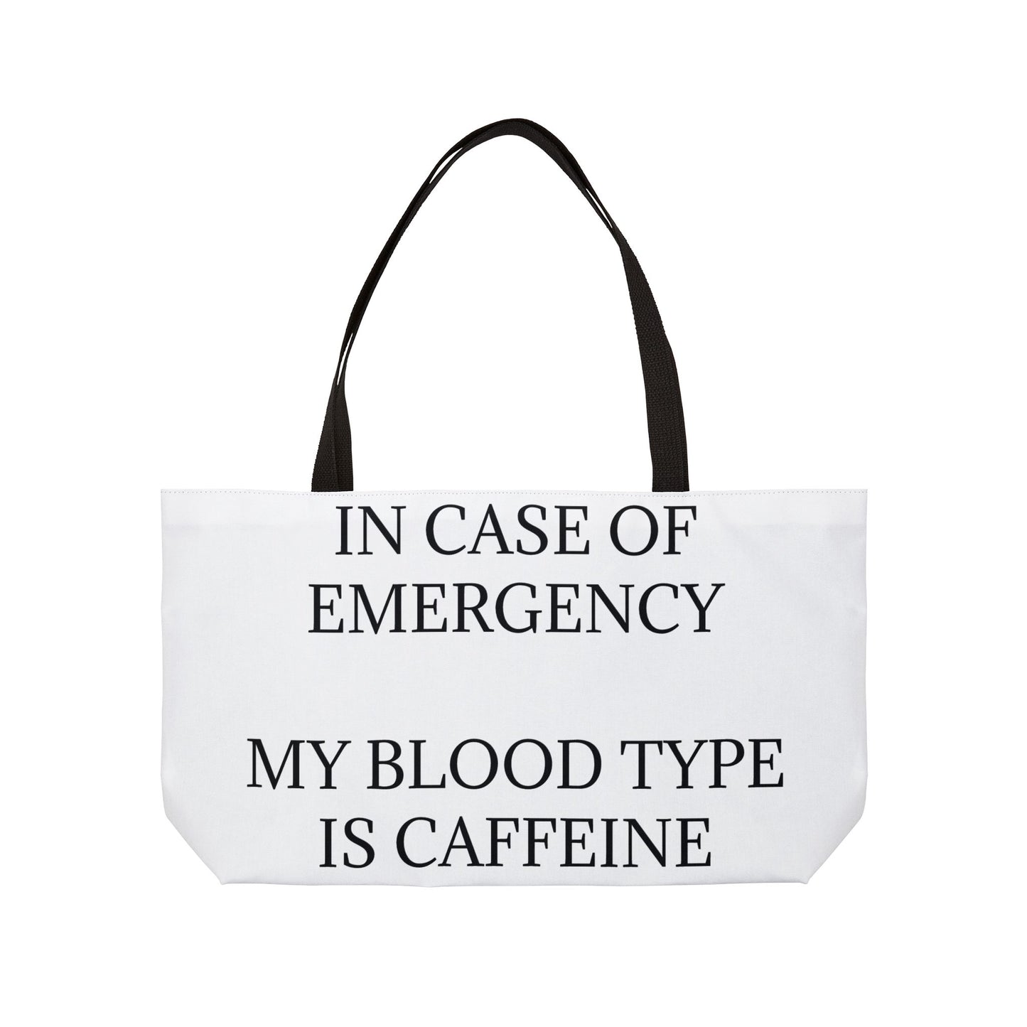 Blood Type Weekender Tote Bag