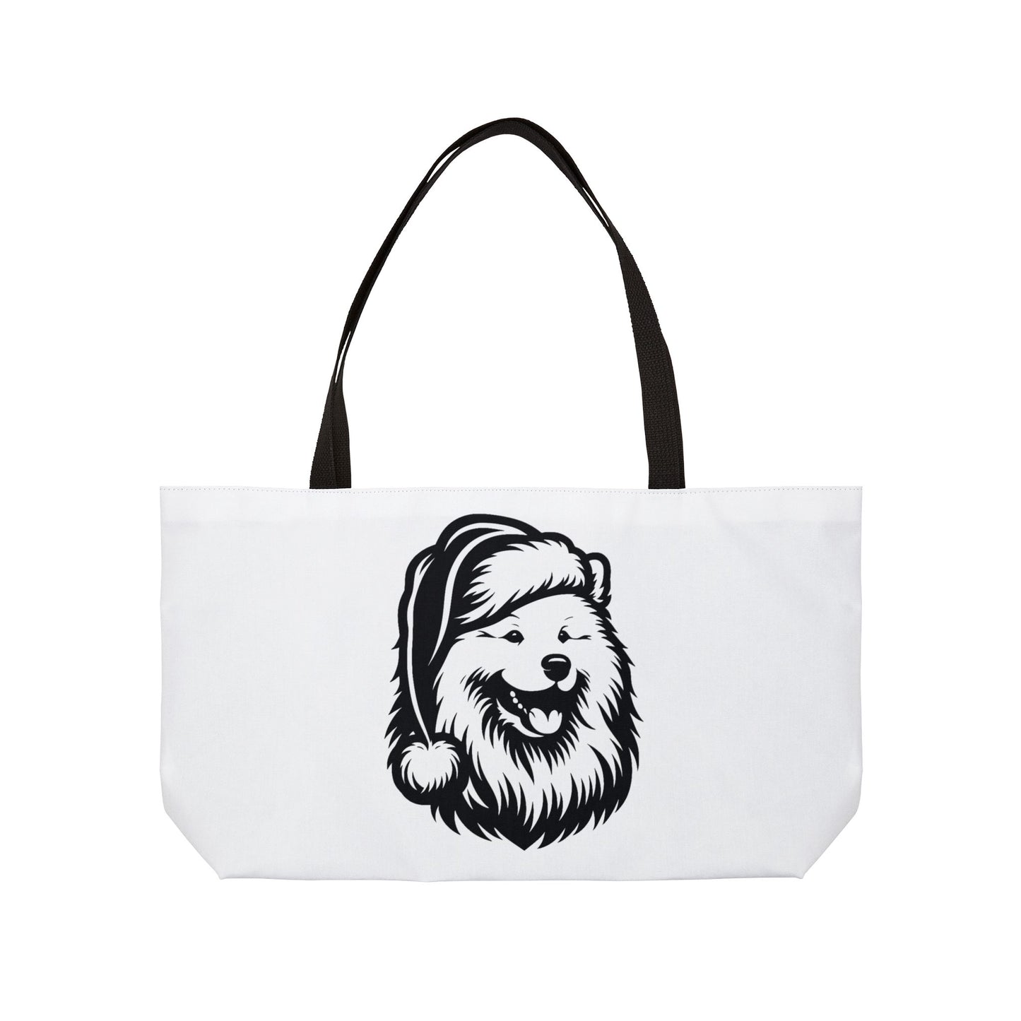 Santa Paws Samoyed Weekender Tote Bag